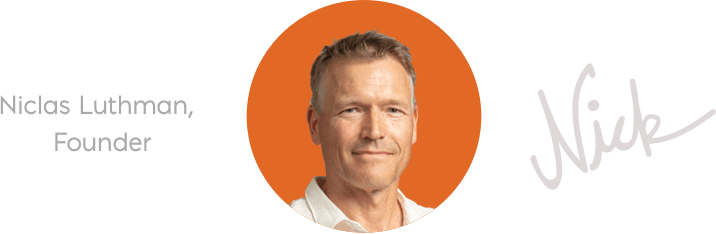 Niclas Luthman, founder of N!cks