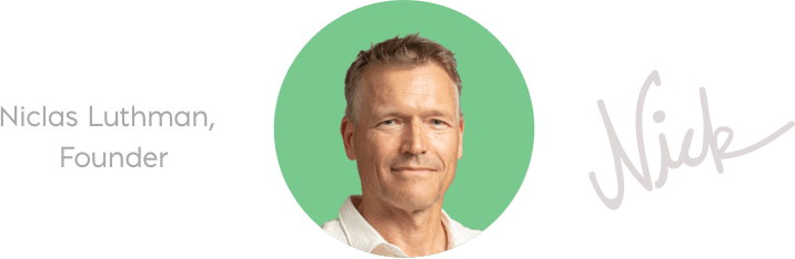 Niclas Luthman, founder of N!cks