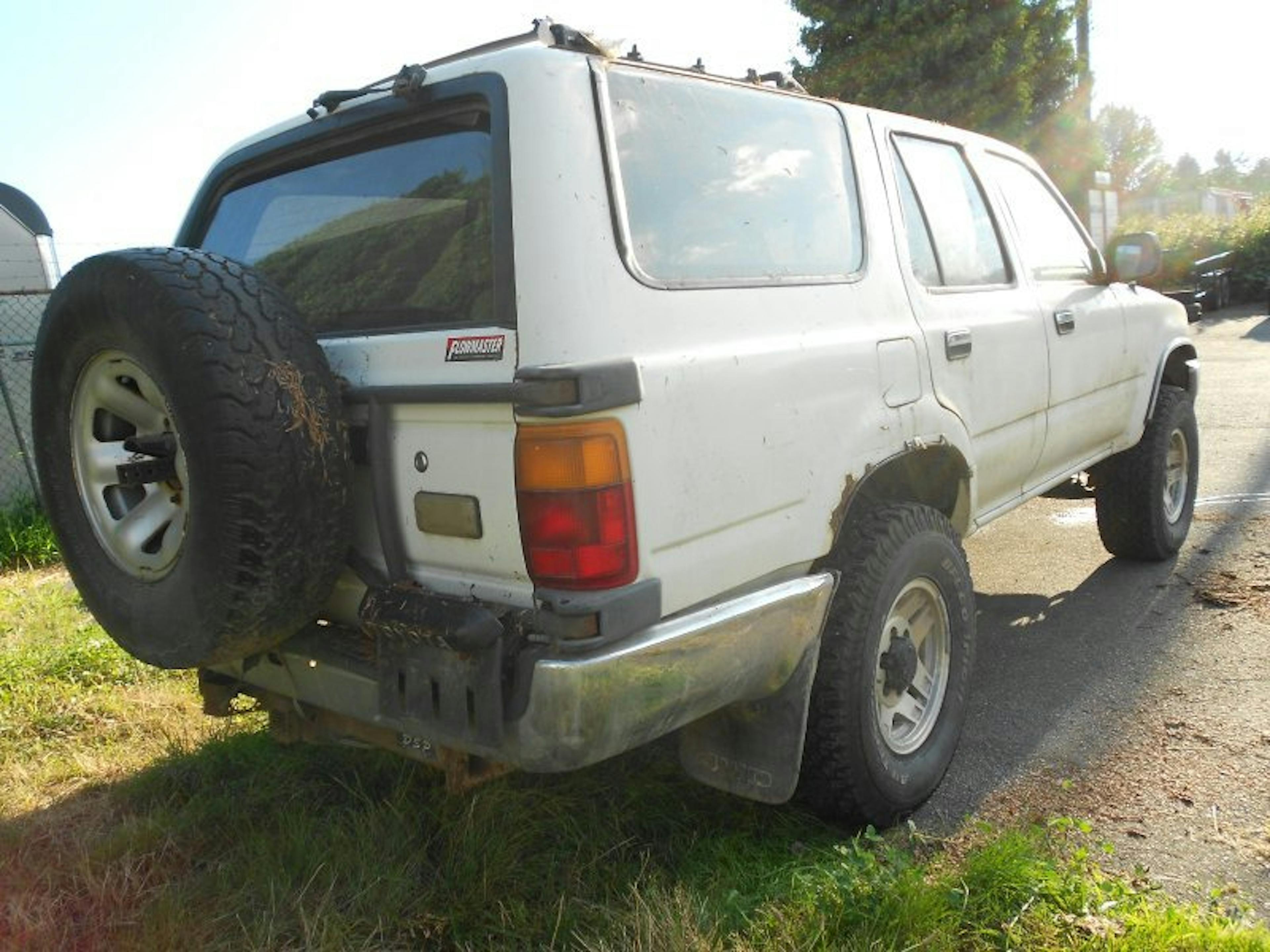 Nick's Auto Towing picking up a 4Runner