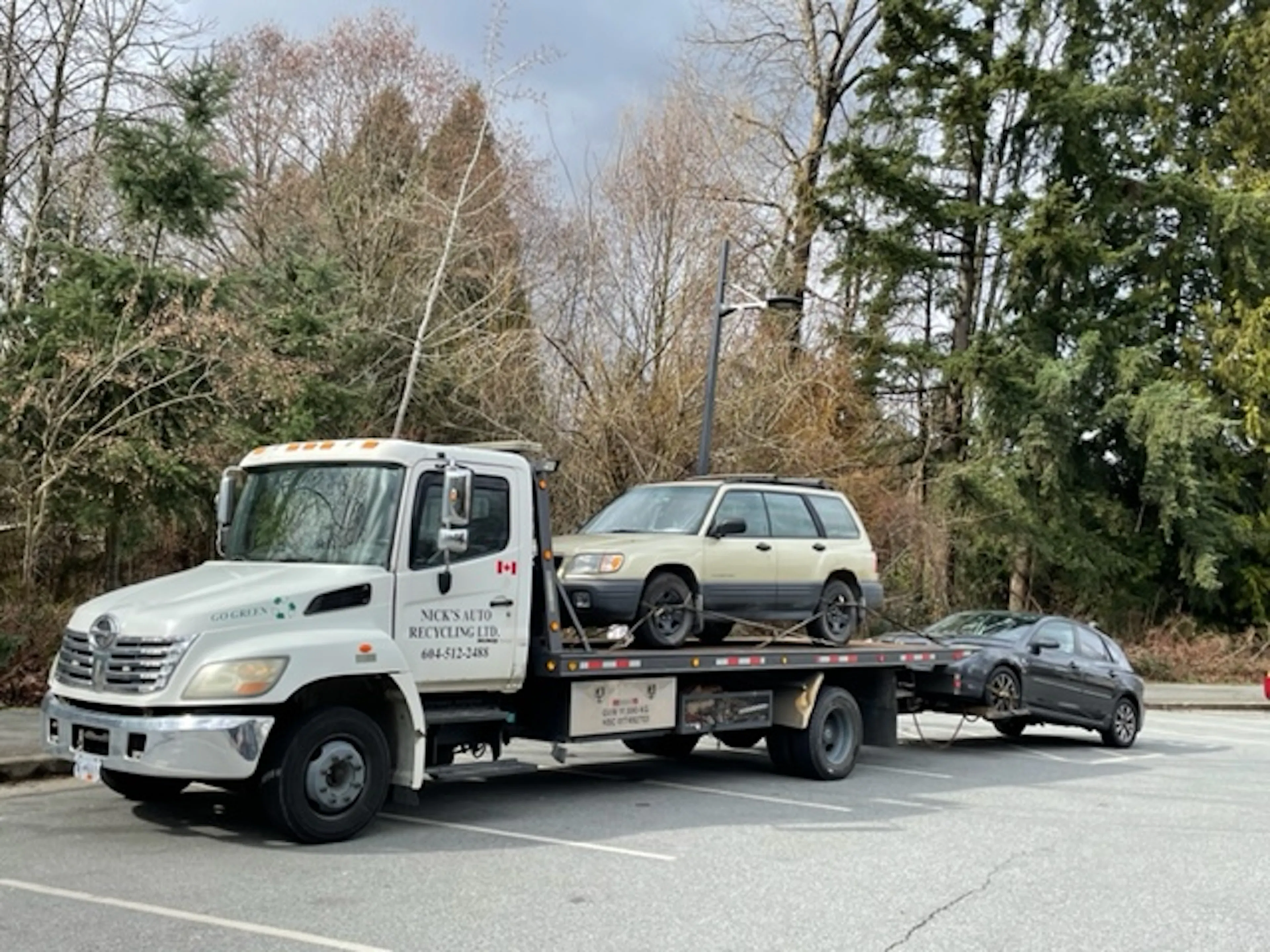 Flat Bed Service Available from Nick's Green Auto Towing