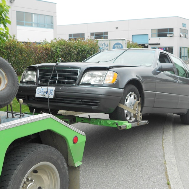 Mercedes pick up in Coquitlam