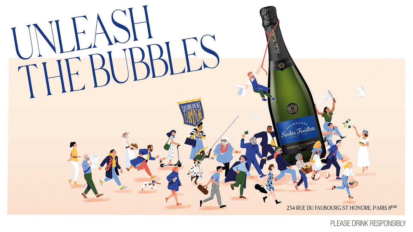 Champagne Nicolas Feuillatte unleashes its bubbles!