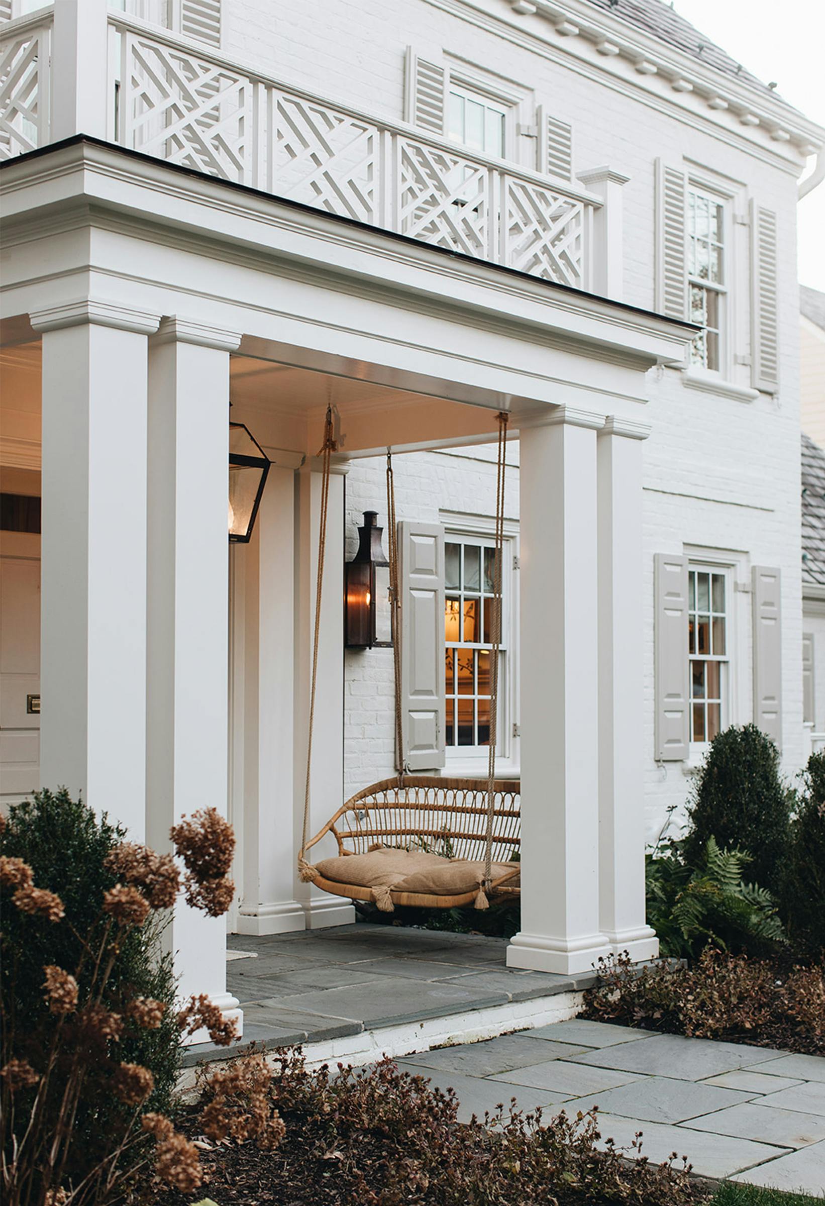 Nicole-Green-Design-Project-Chevy-Chase-Historic-East-Coast-Home-Exterior-Porch-Swing