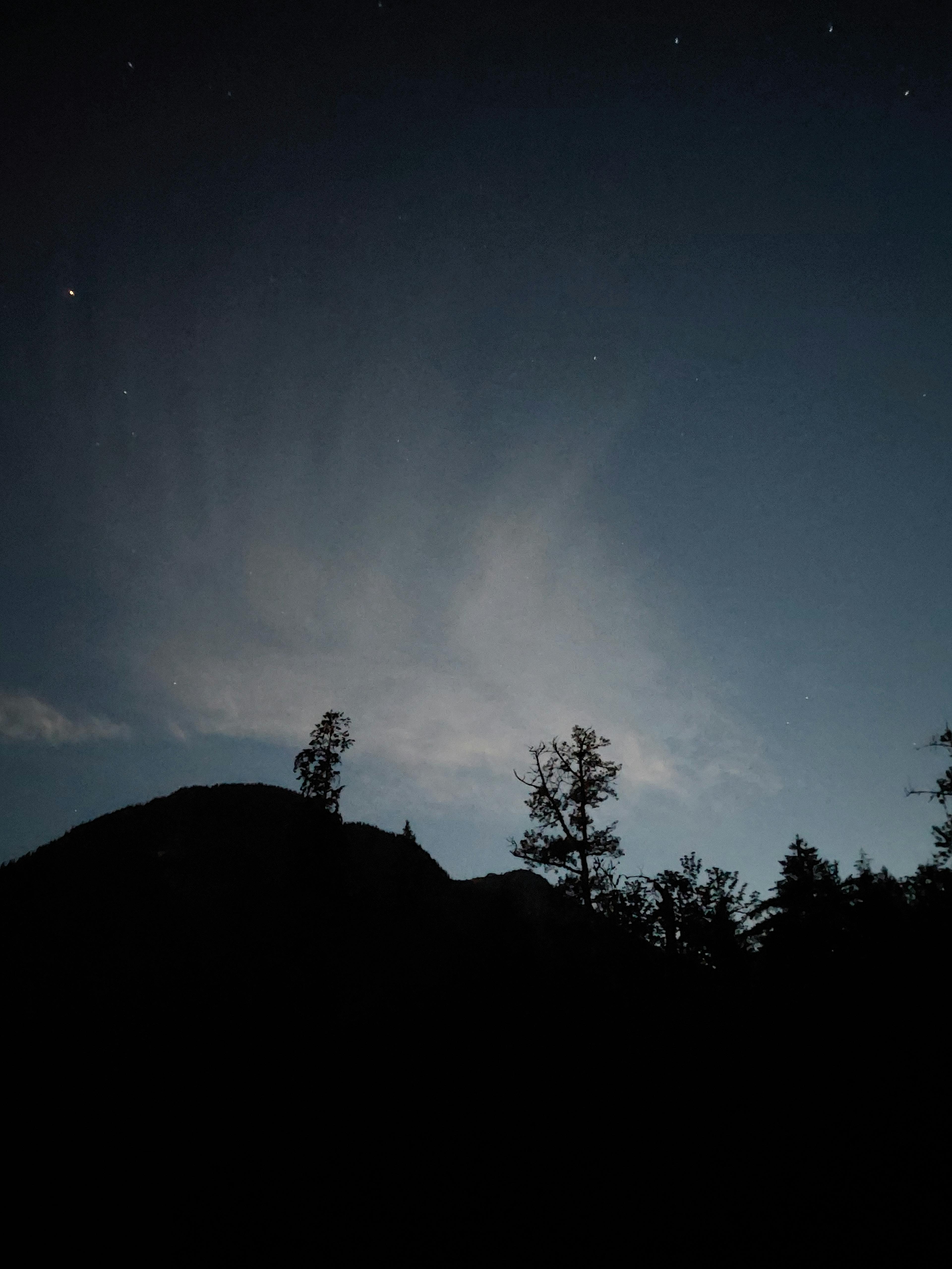 Night sky at Squamish River Valley