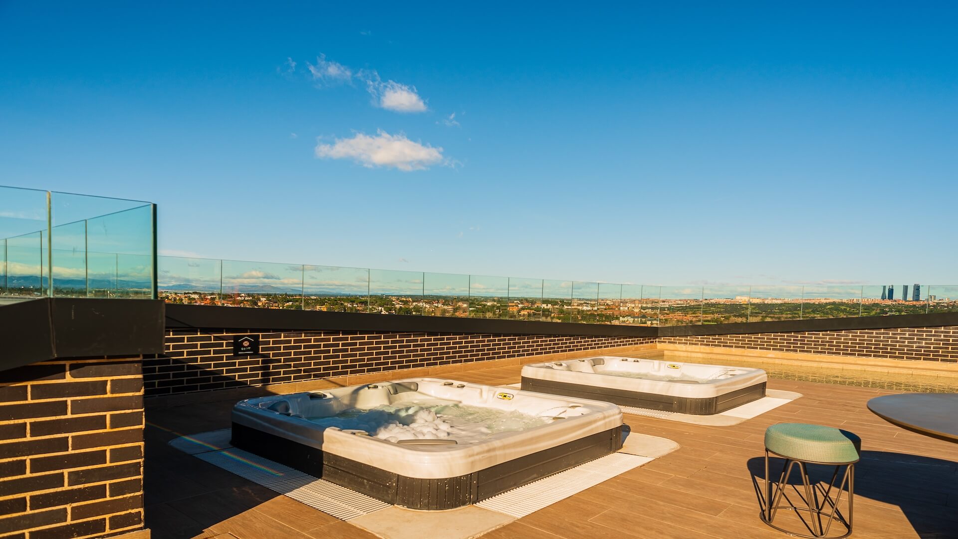 Terraza con vista panorámica de 360