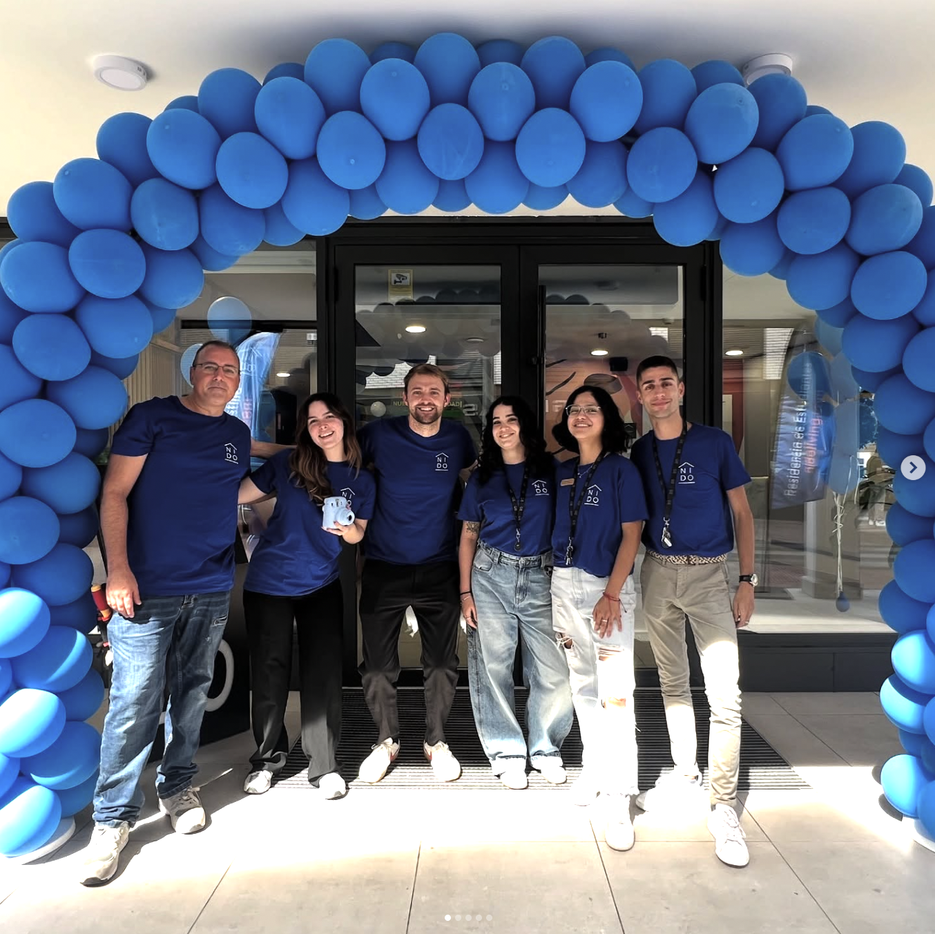 check in team picture