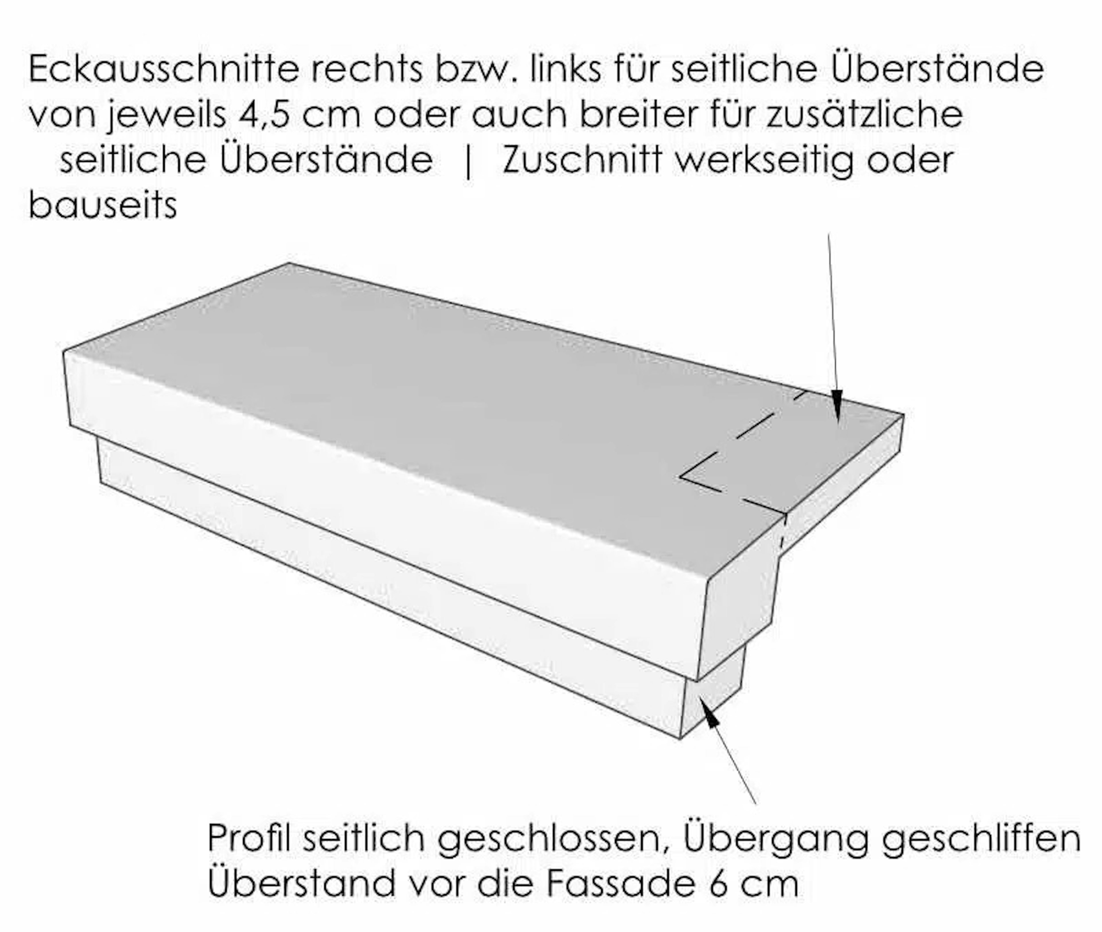 Niessen-_-SLB-400-Schalen-Fensterbank_Zeichnung_Masse