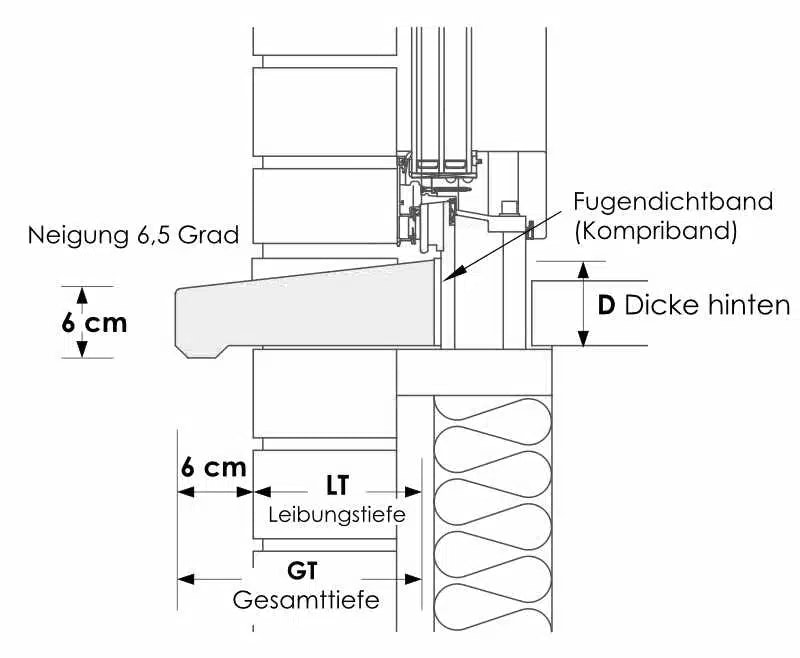 Niessen-_-WSB-910-Massiv-Fensterbank_Zeichnung_Masse