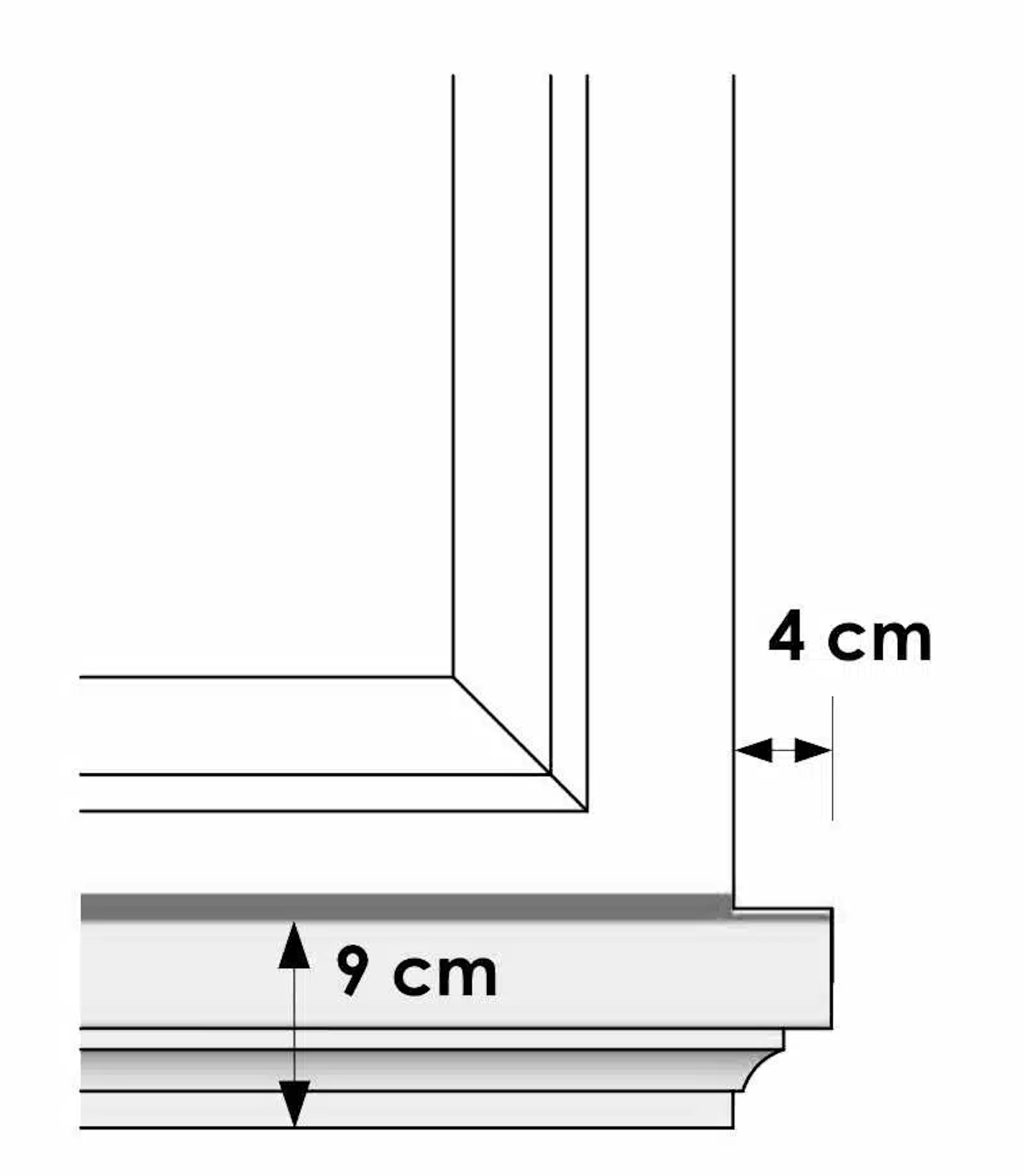 Niessen-_-SLB-540-Schalen-Fensterbank_Zeichnung_front