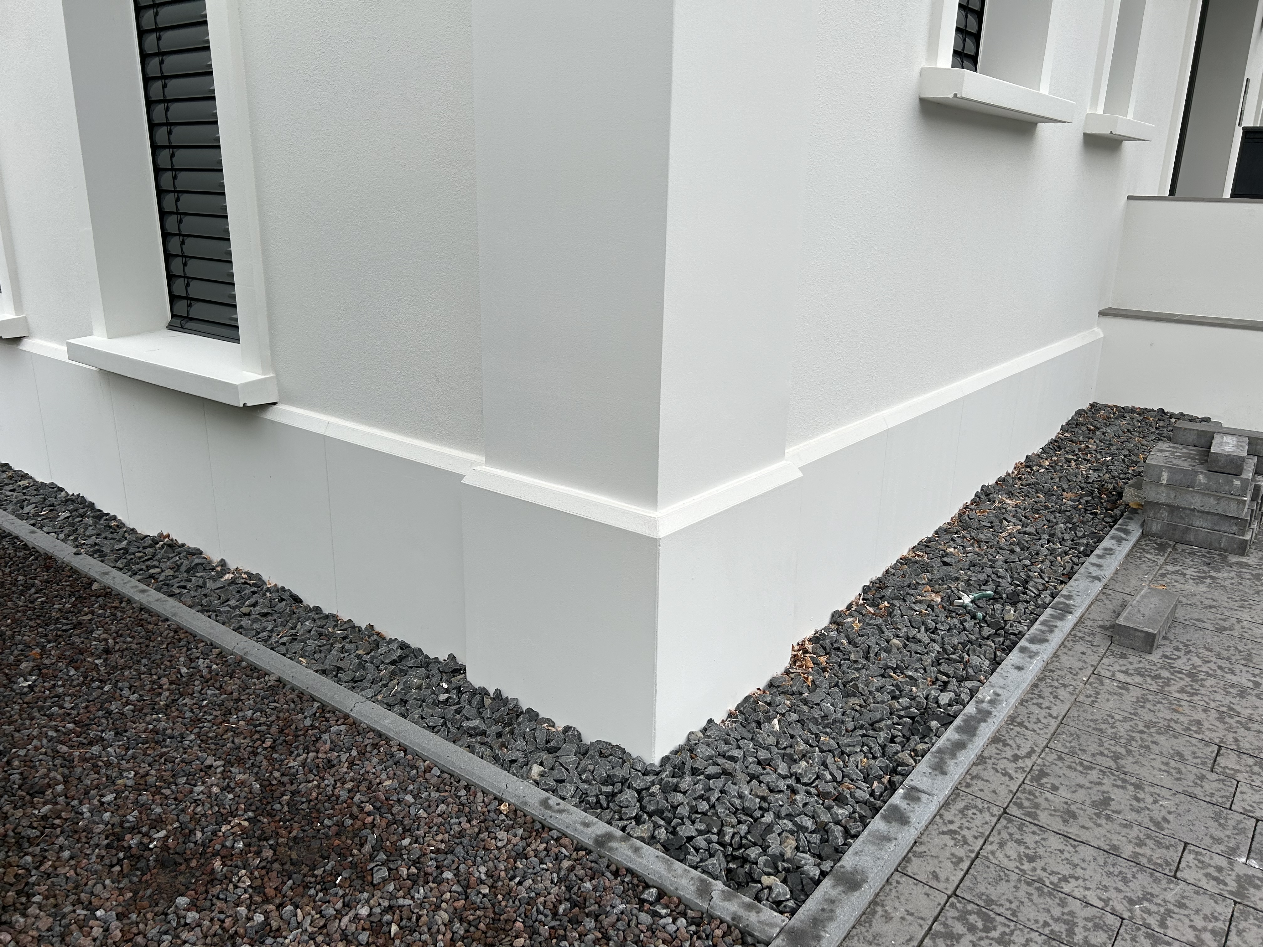 Moderne, 3 cm dicke glatte Sockelplatten SOP-G