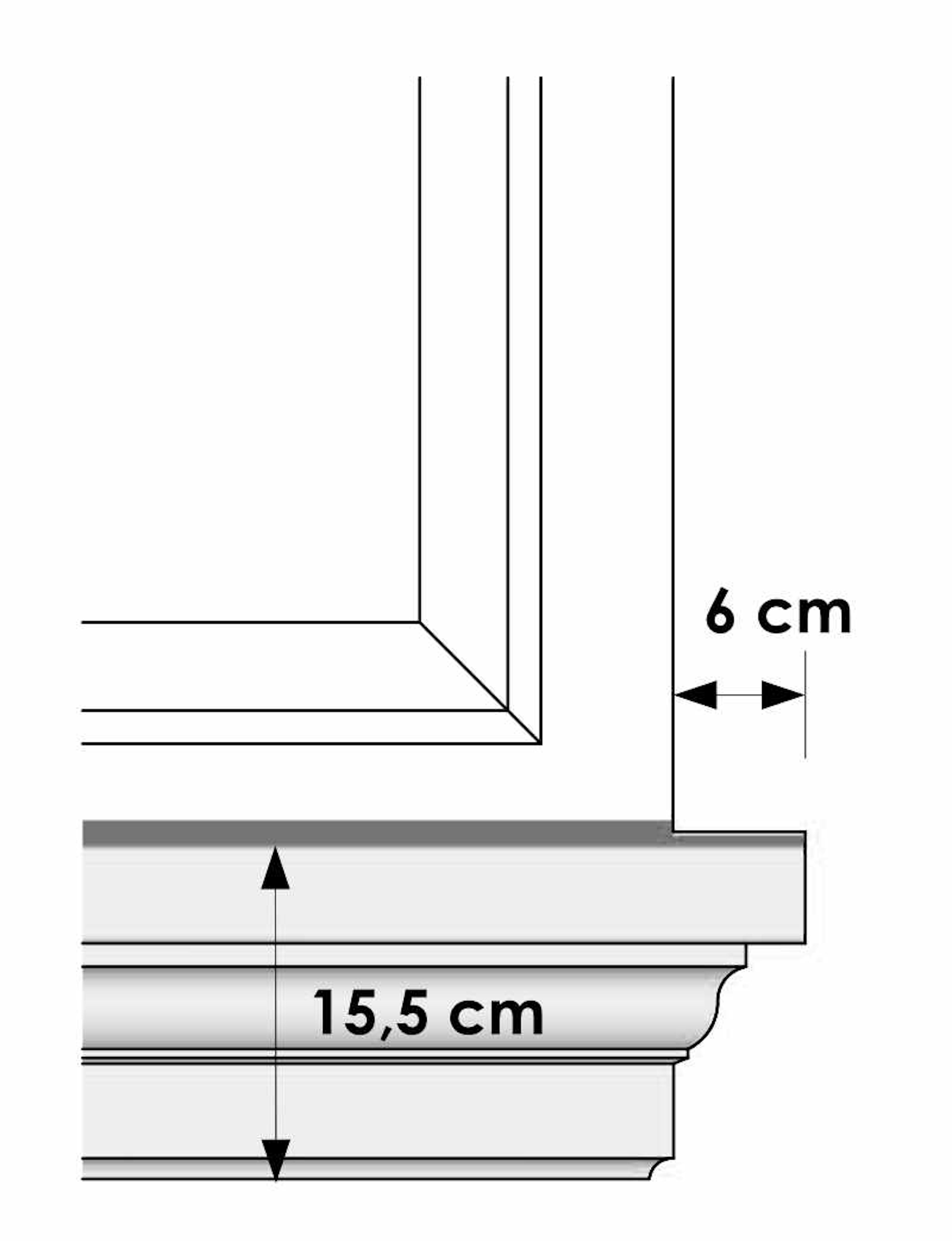 Niessen-_-SLB-500-Schalen-Fensterbank_Zeichnung_front