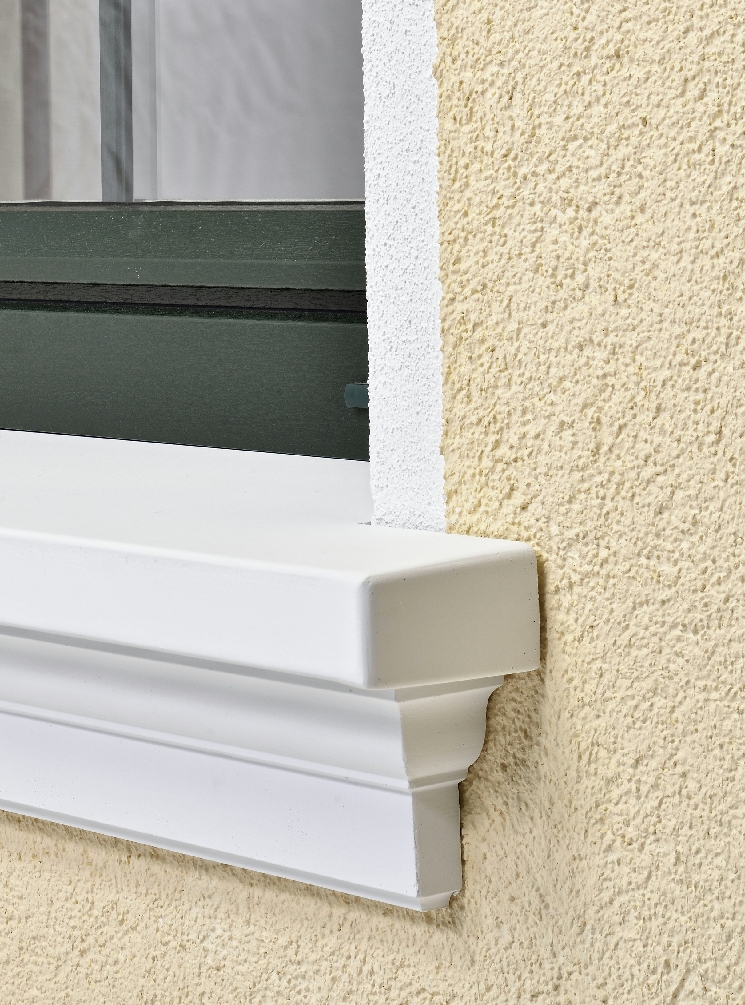 Repräsentative Fensterbank außen SLB 500 von der Seite