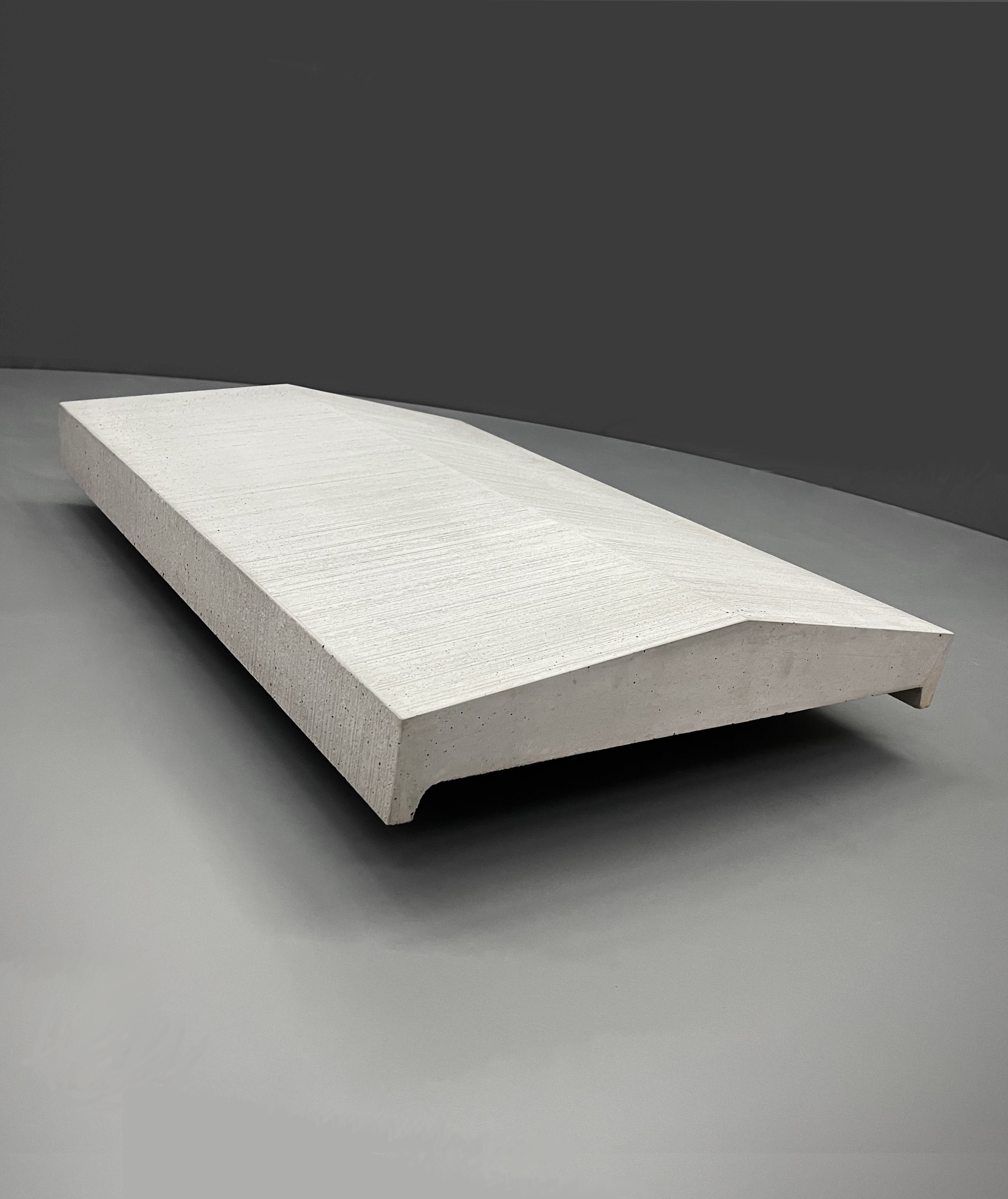 Mauerabdeckung MAD Satteldach in betongrau von Niessen Beton