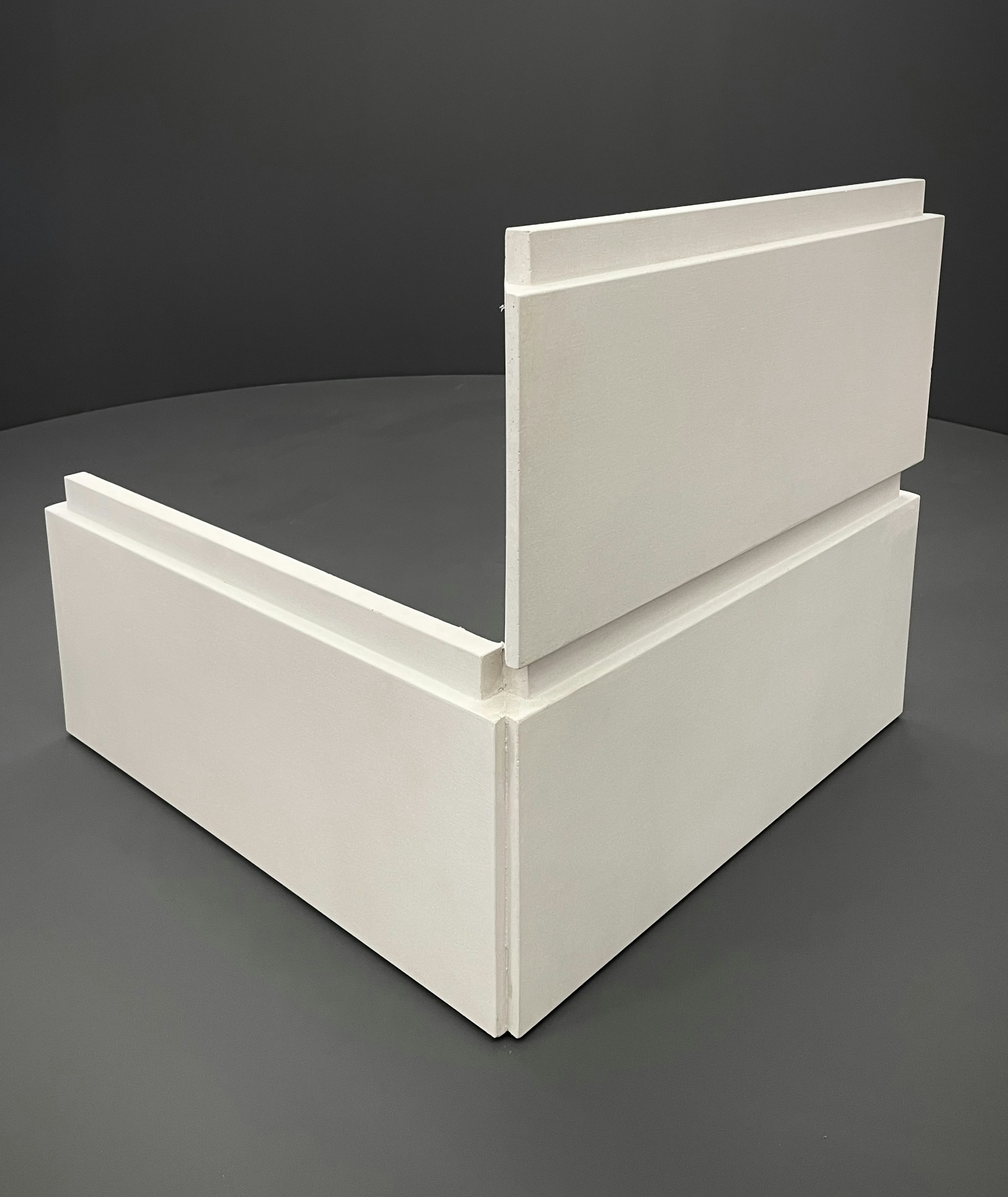 Dünnwandige Bossensteine aus Beton