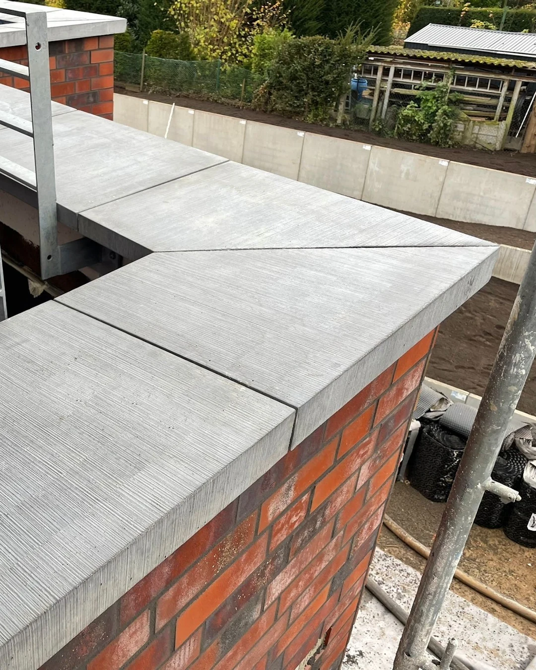 Mauerabdeckung Beton 20 Cm Breit