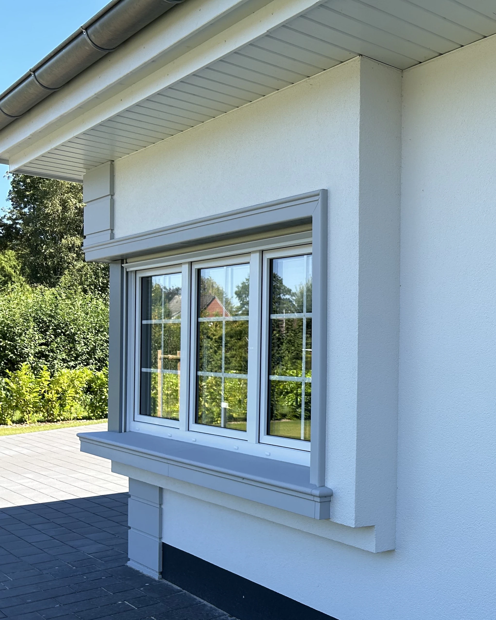 Faschen Um Fenster – Fenster Und Faschen Gleiche Farbe – VXMF