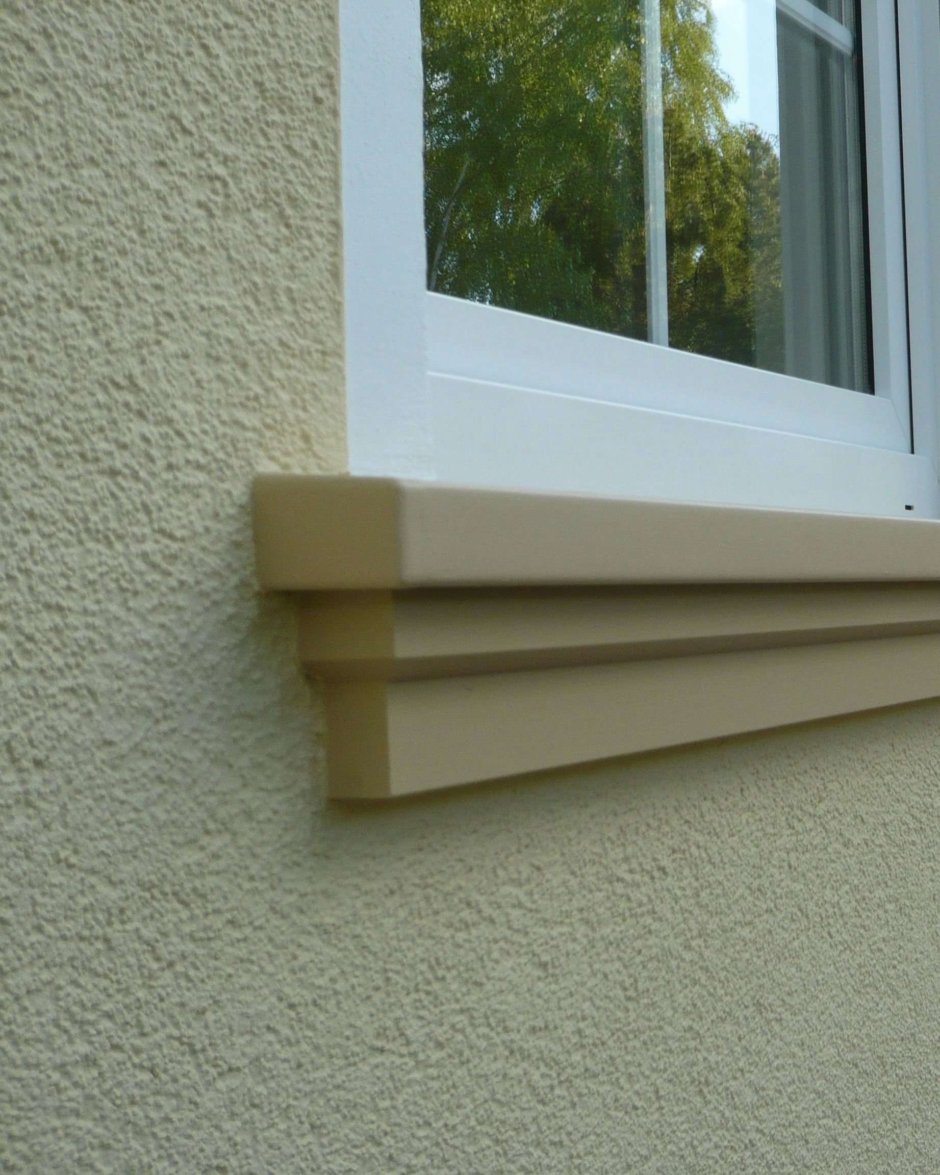 Kantig moderne Betonfensterbank SLB 520