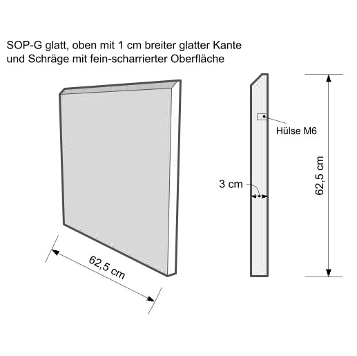 Zeichnung Sockelplatte SOP-G - 2