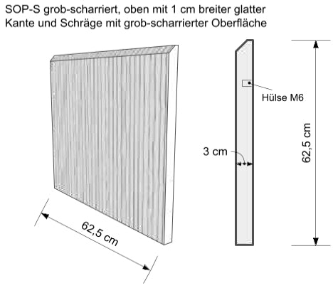 Zeichnung Sockelplatte SOP-S - 2