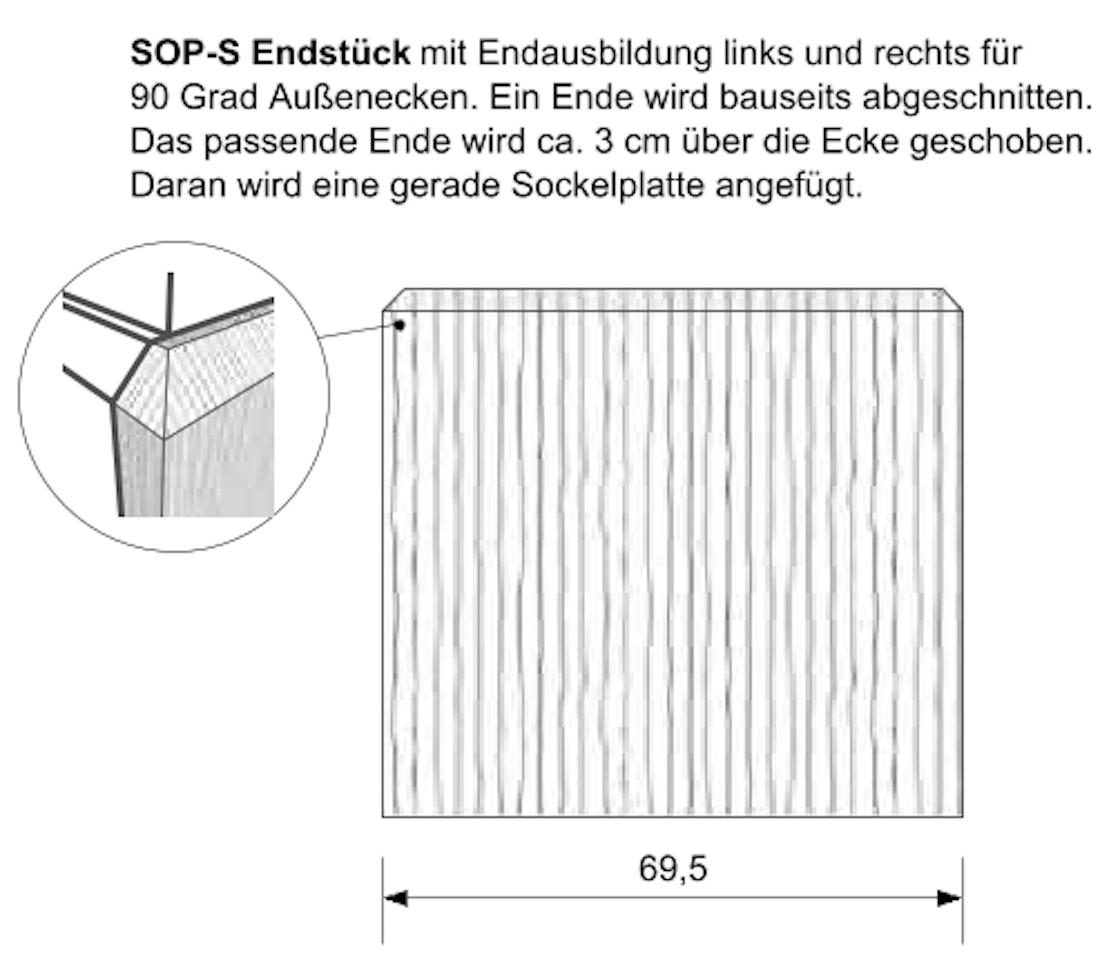 Zeichnung Sockelplatte SOP-S - 3