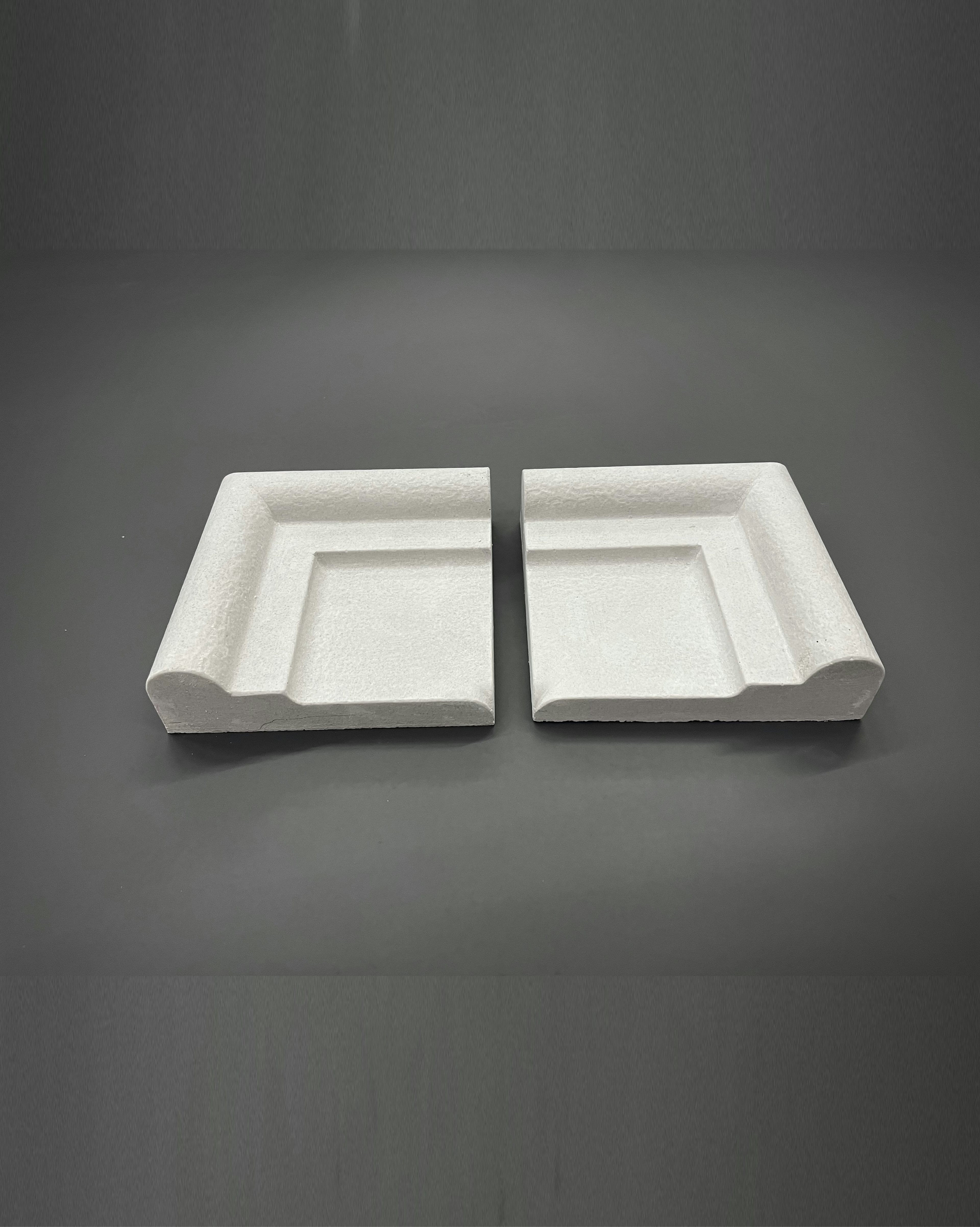 Eckelemente FLG 100 mit leicht genarbter Oberfläche