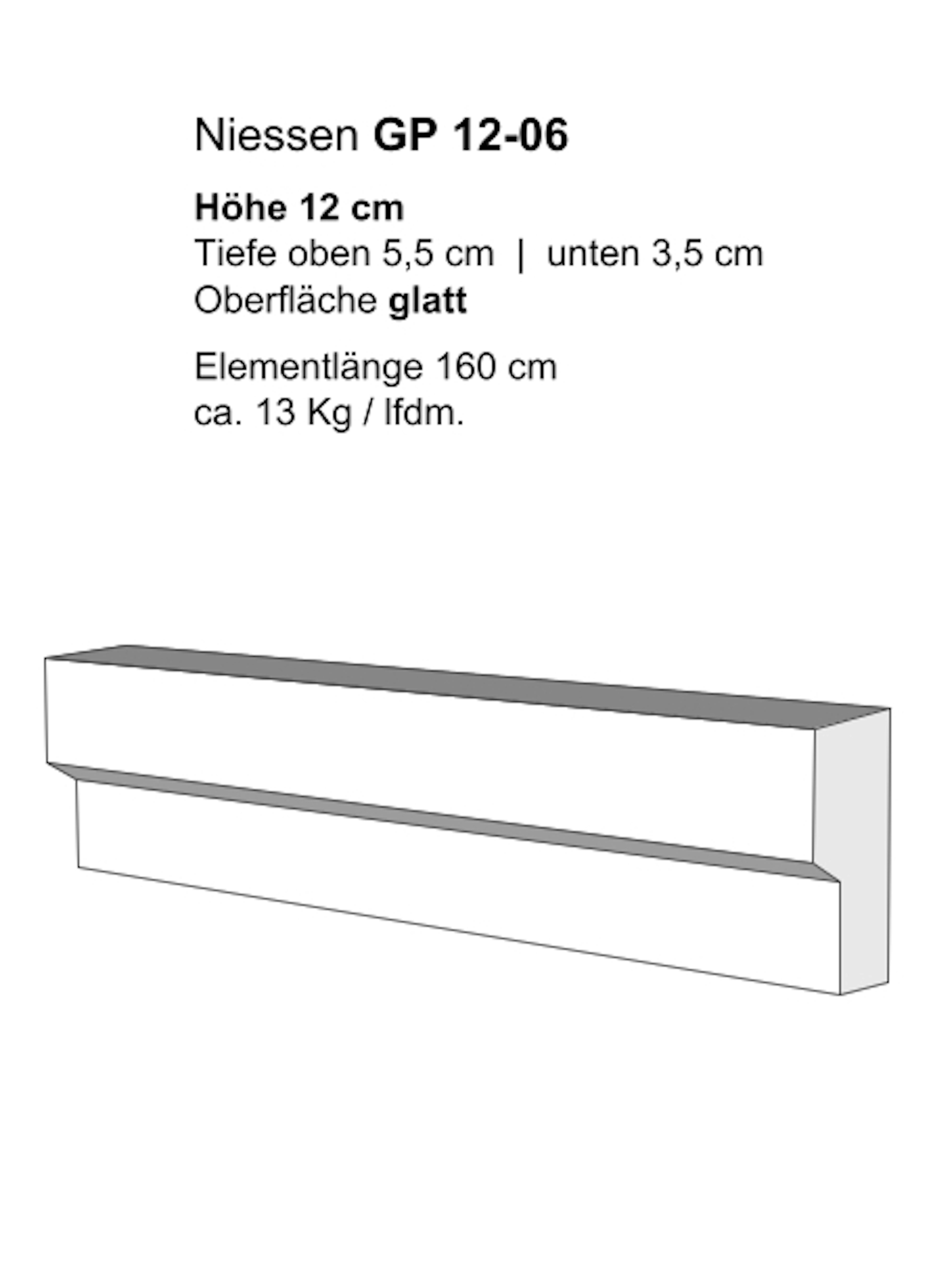 Zeichnung modernes Gesims GP 12-06 -2