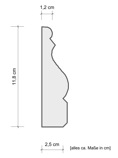 Zeichnung Gesims GP 12-03 -1