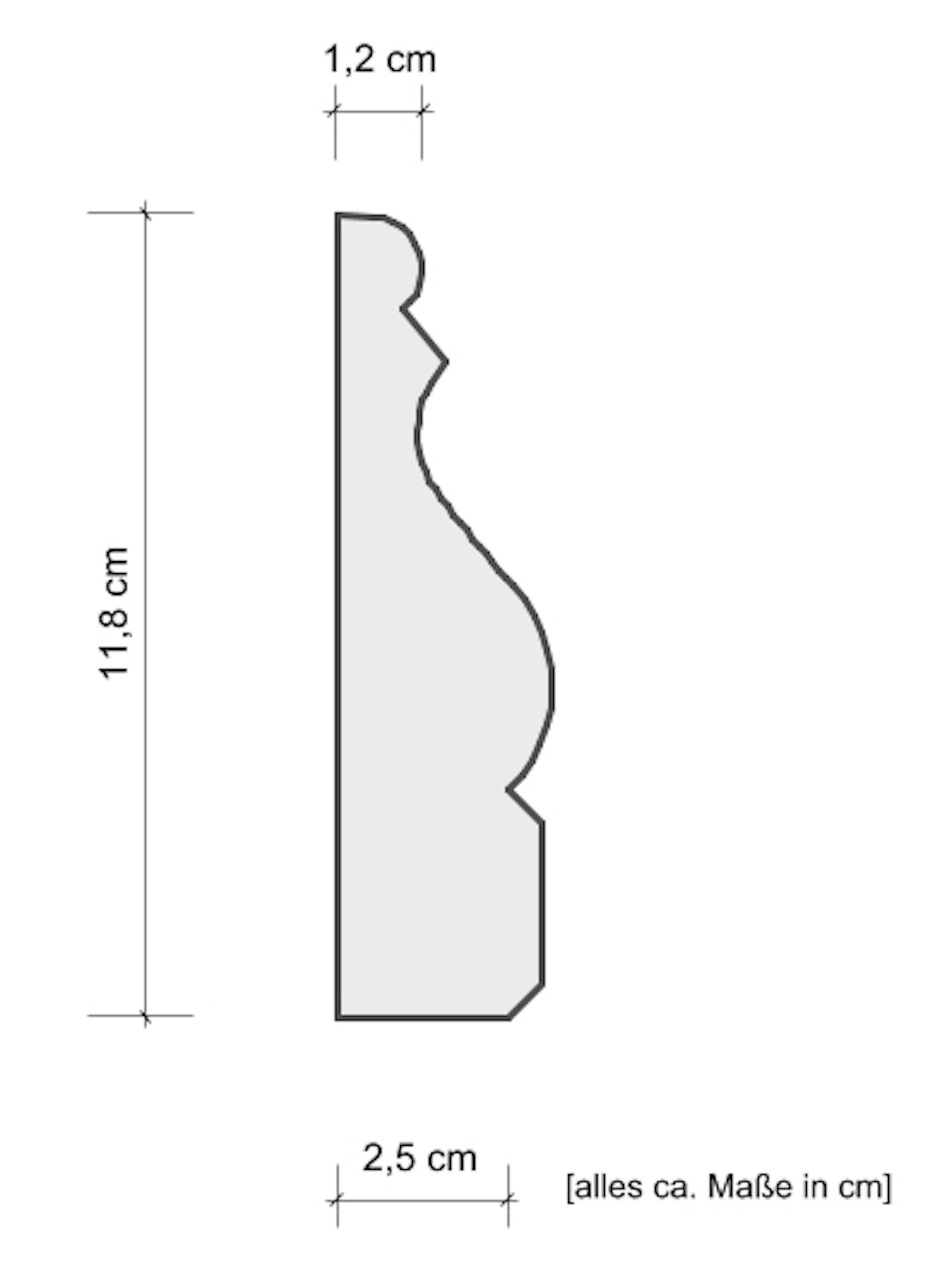 Zeichnung Gesims GP 12-03 -1