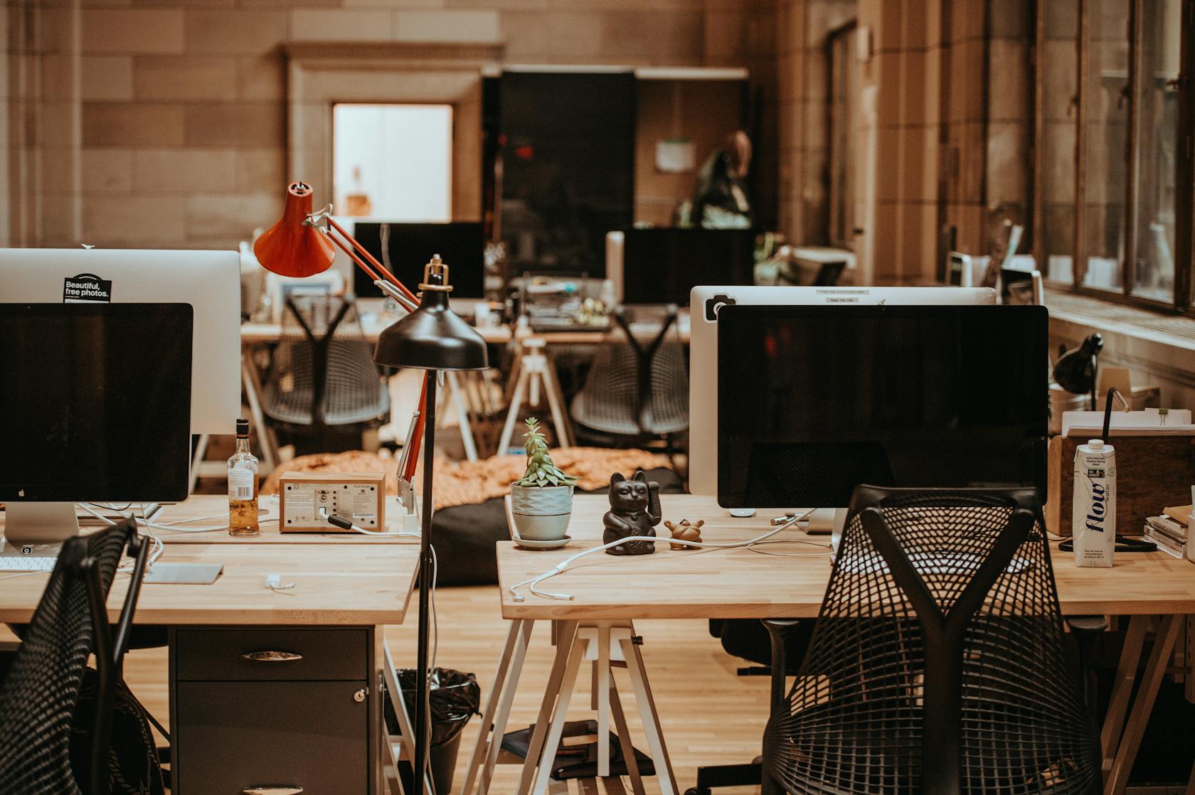 Empty modern office