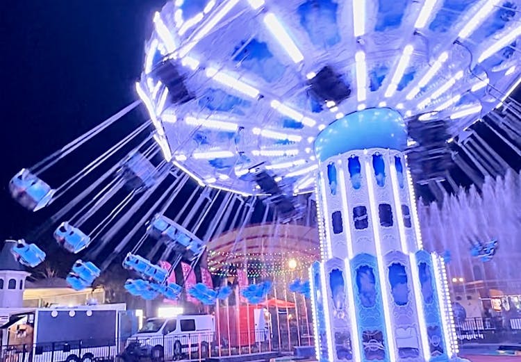 Rides and attractions.