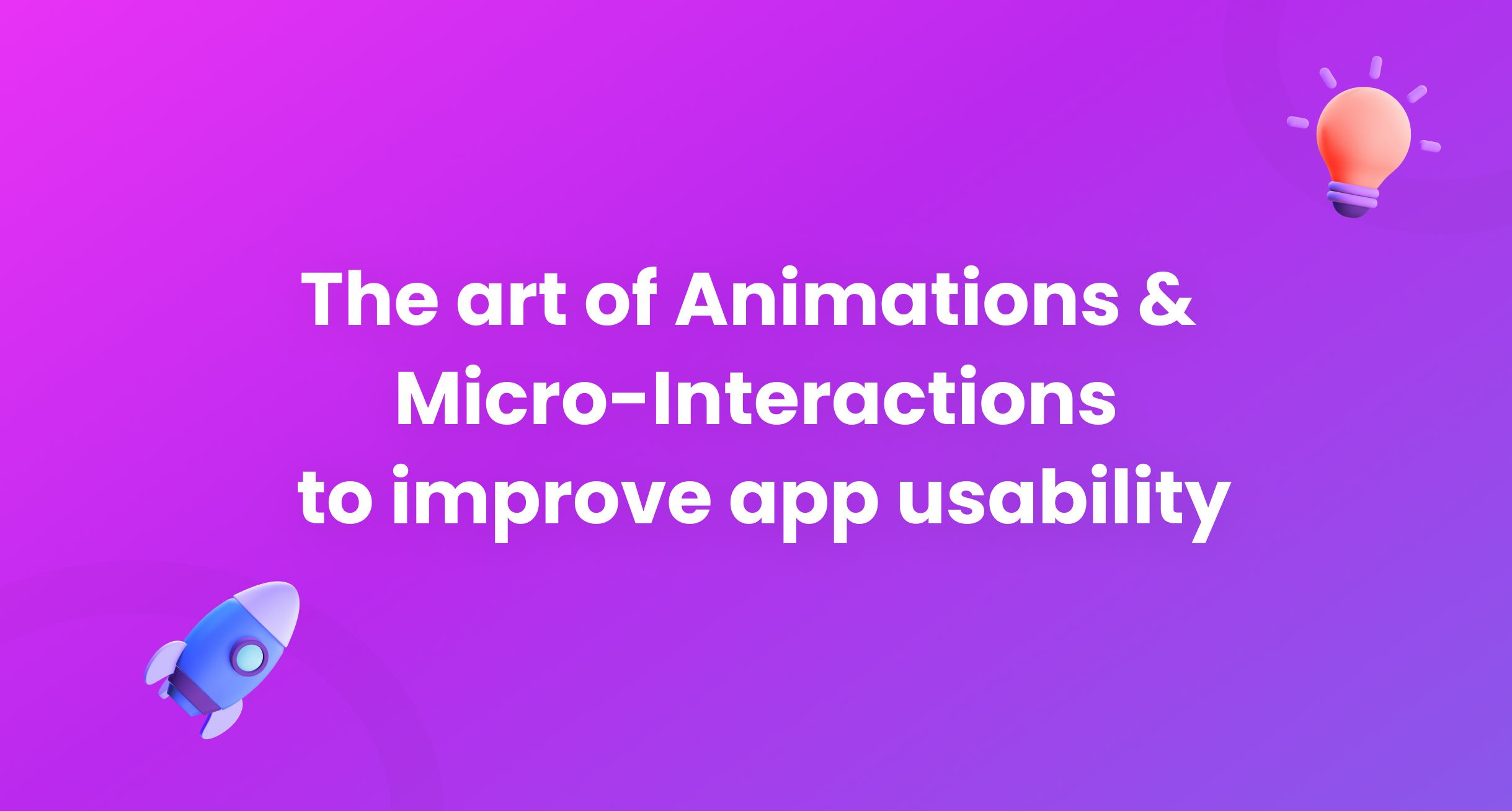 Nightborn - The art of animations & micro-interactions to improve app usability