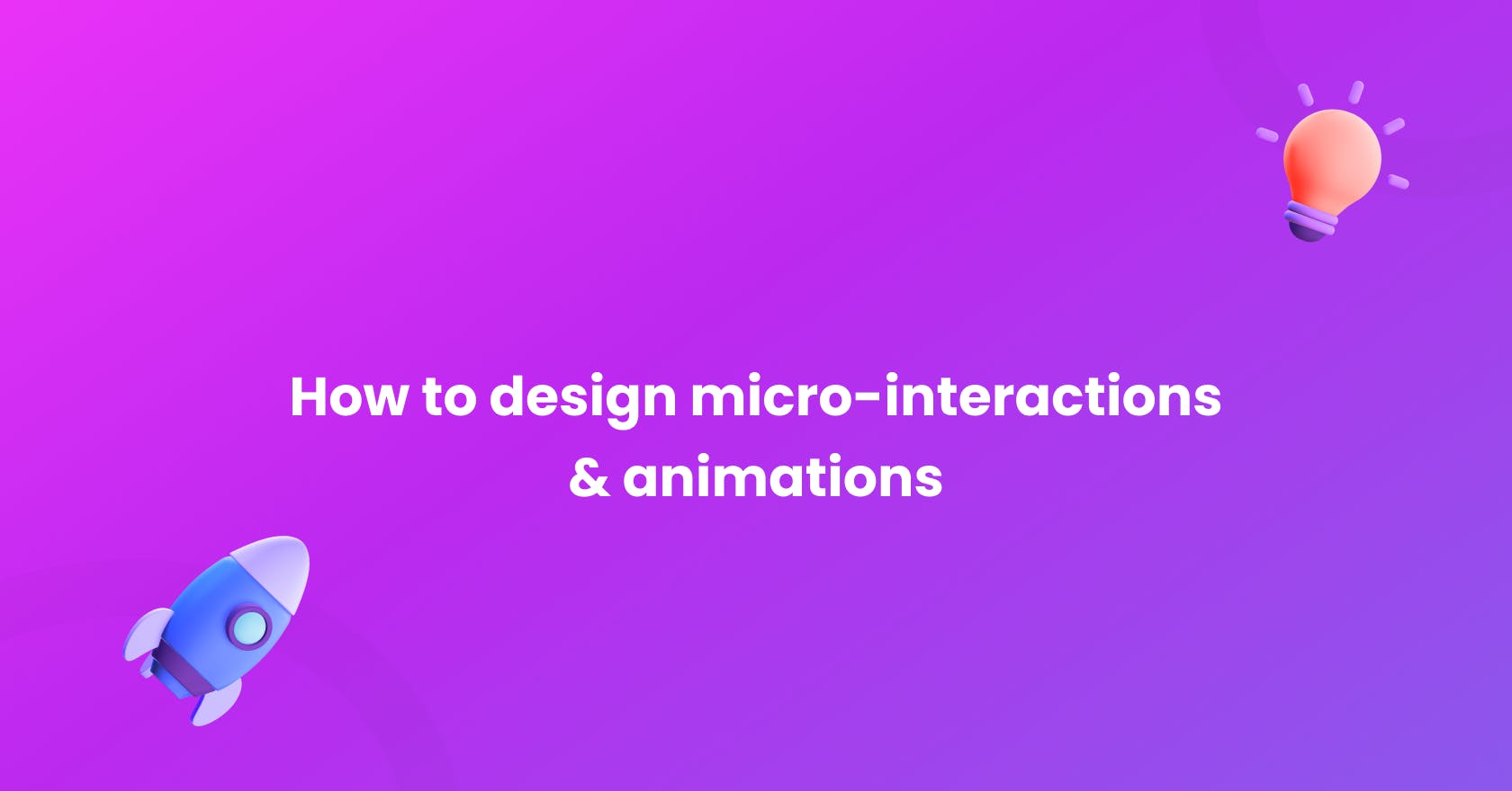 Nightborn - How to design micro-interactions & animations