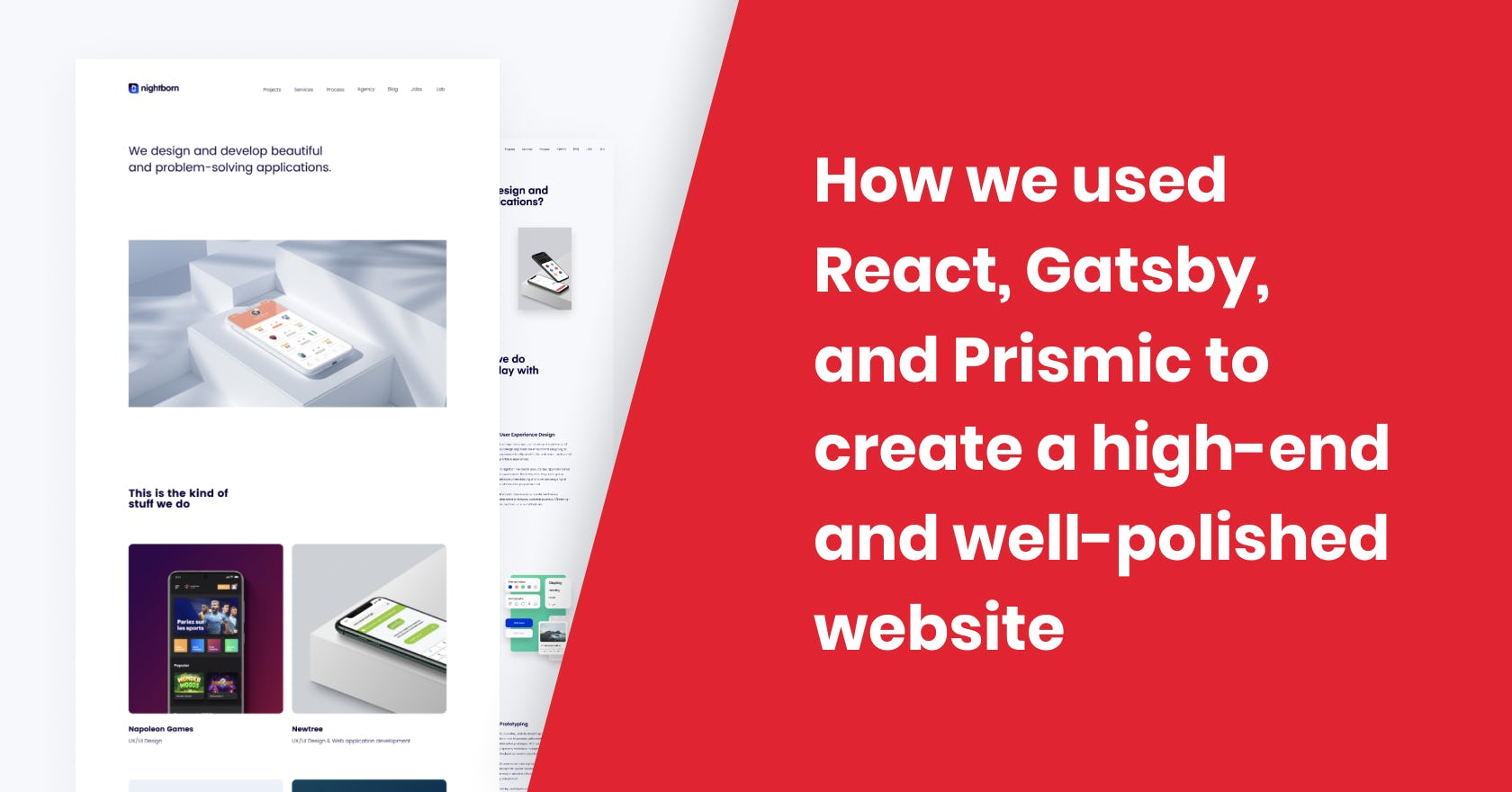 Nightborn - How we used React, Gatsby, and Prismic to create a high-end and well-polished website