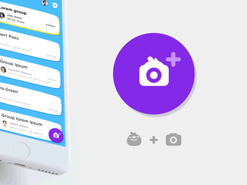 Branding Camera Button by Javier Oliver