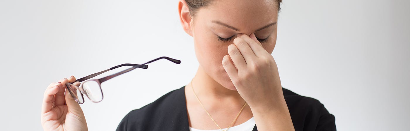 Solution for eye fatigue