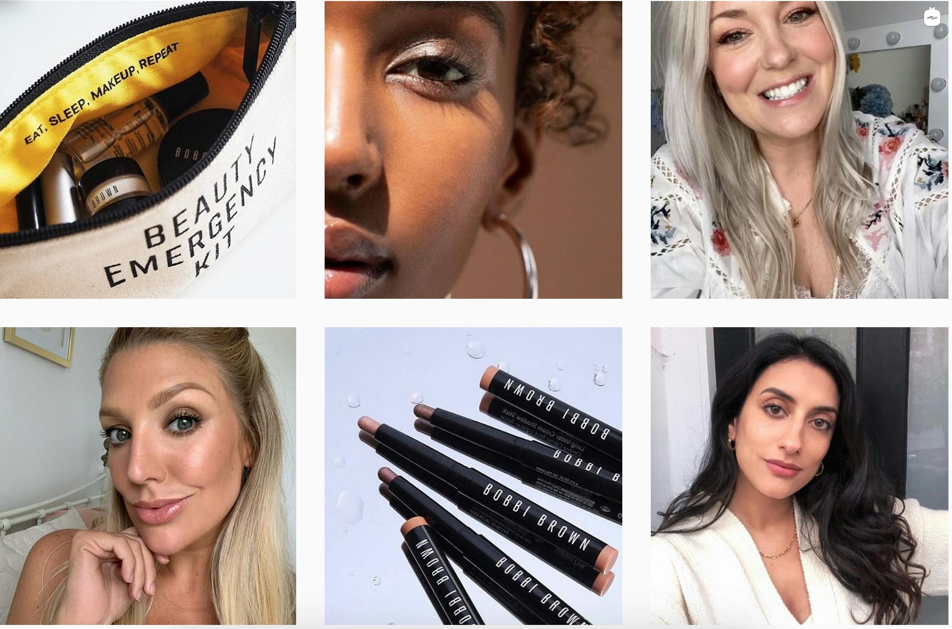 Bobbi Brown Instagram Grid