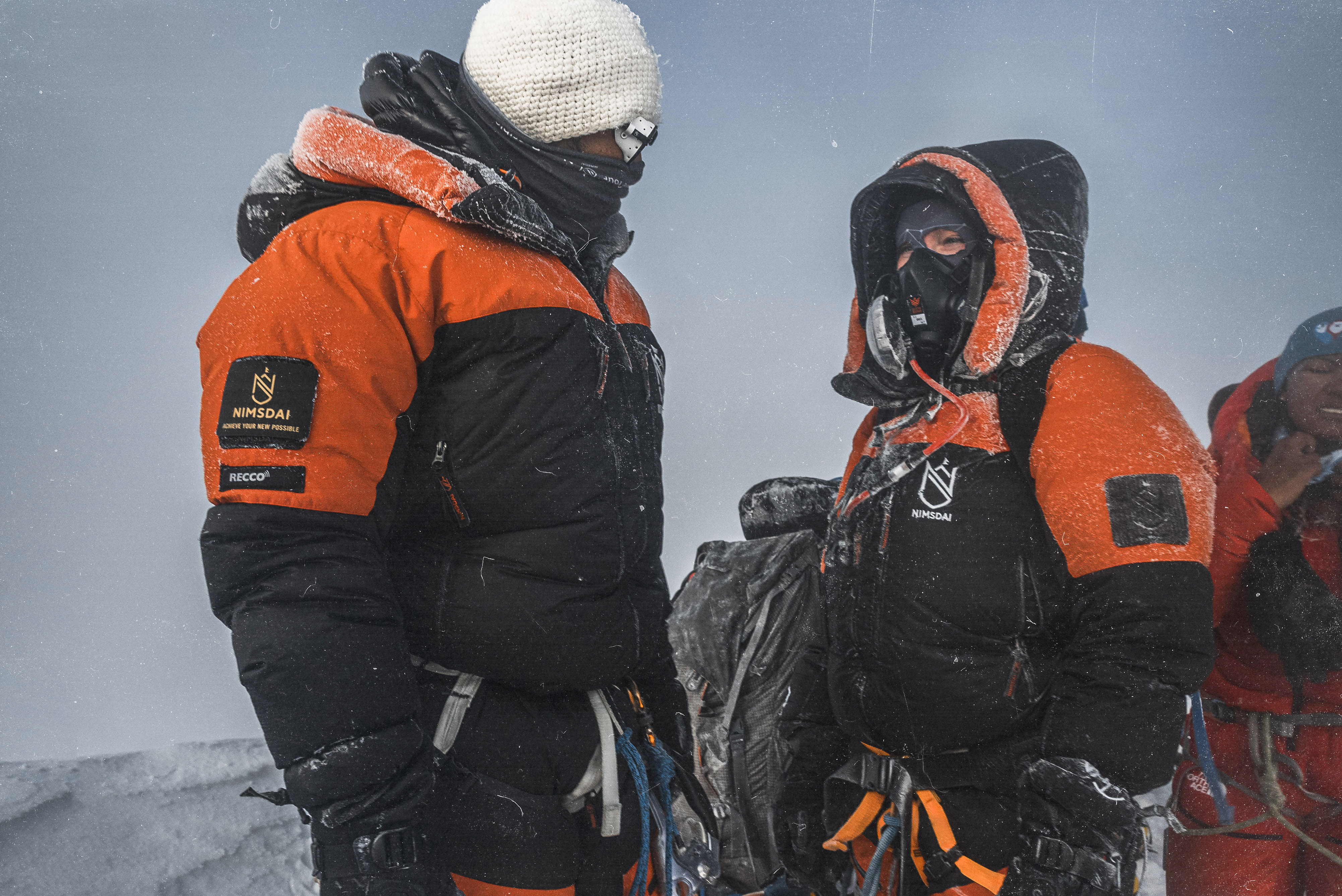 Nimsdai and client on the summit of G1 2023