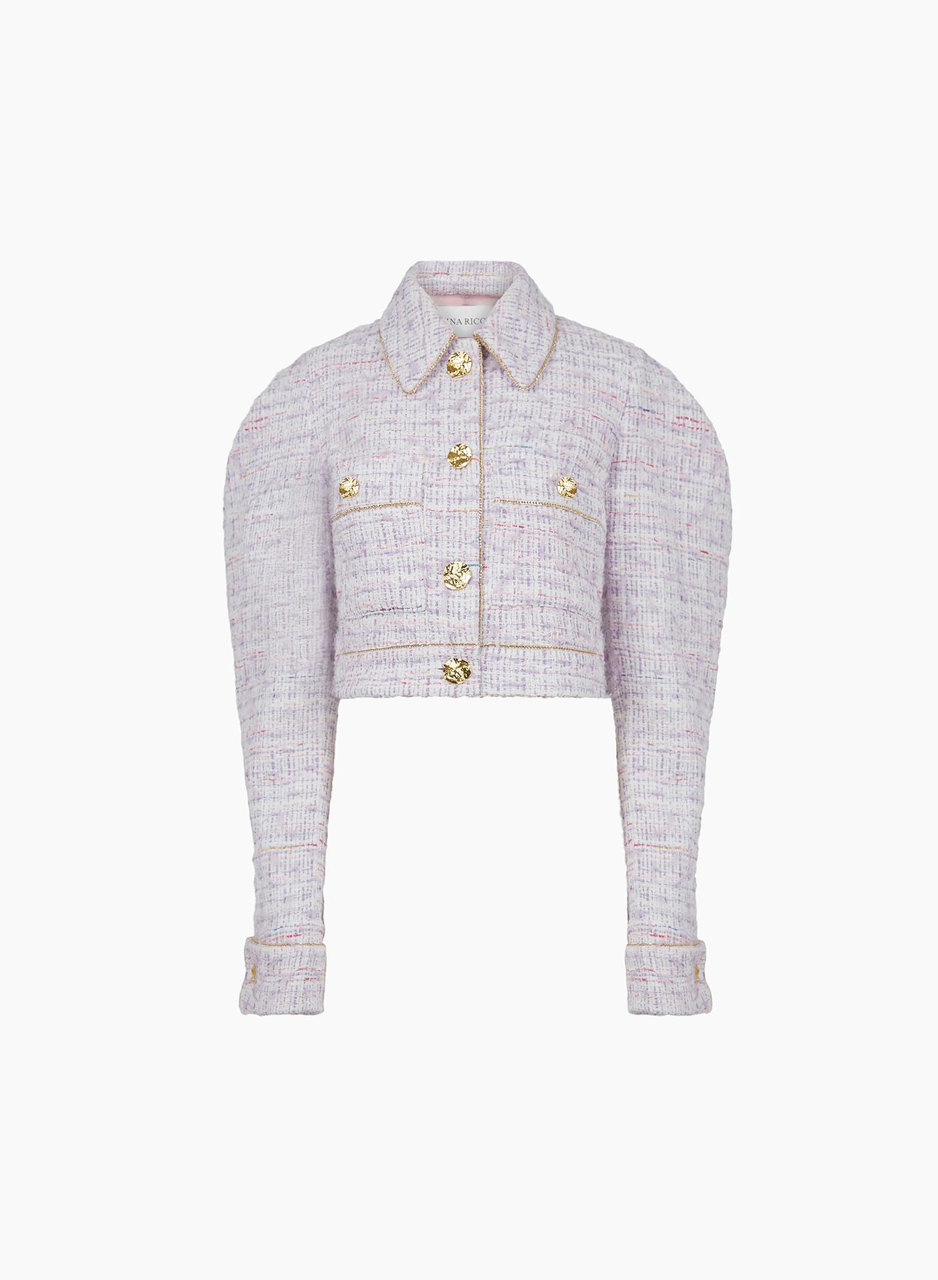 Short cocoon sleeve jacket in lilac - Nina Ricci