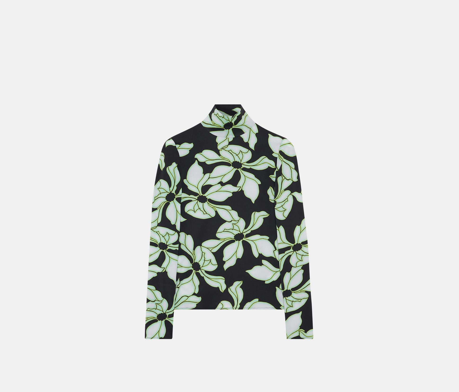 Camiseta de manga larga y cuello alto