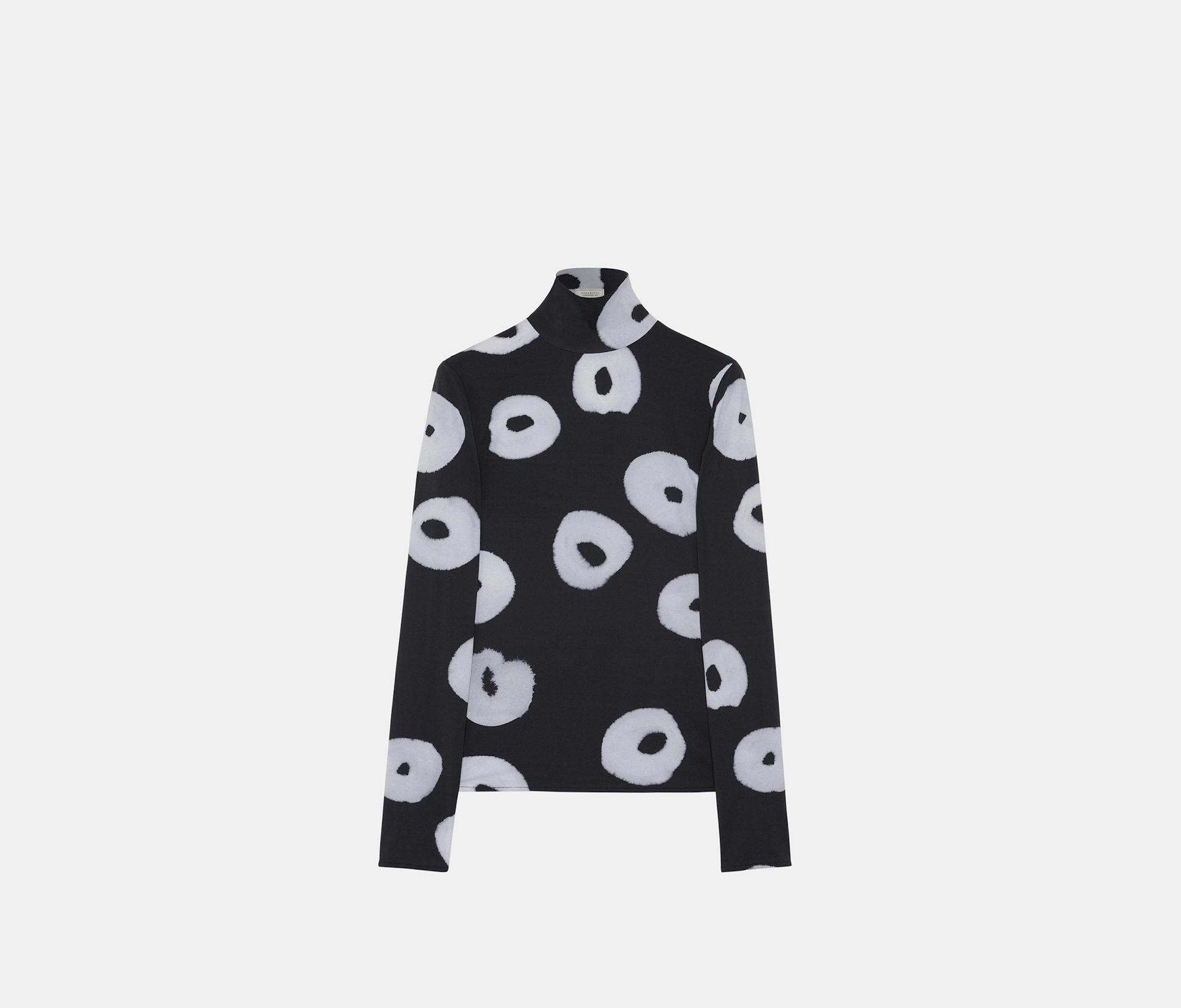 Camiseta de manga larga y cuello alto