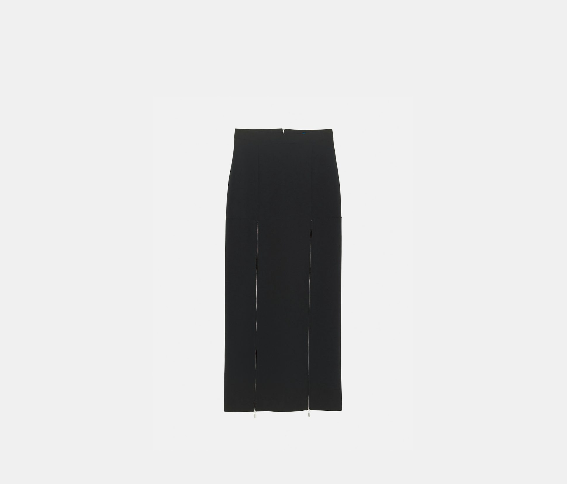 Recycled gabardine straight skirt black - Nina Ricci