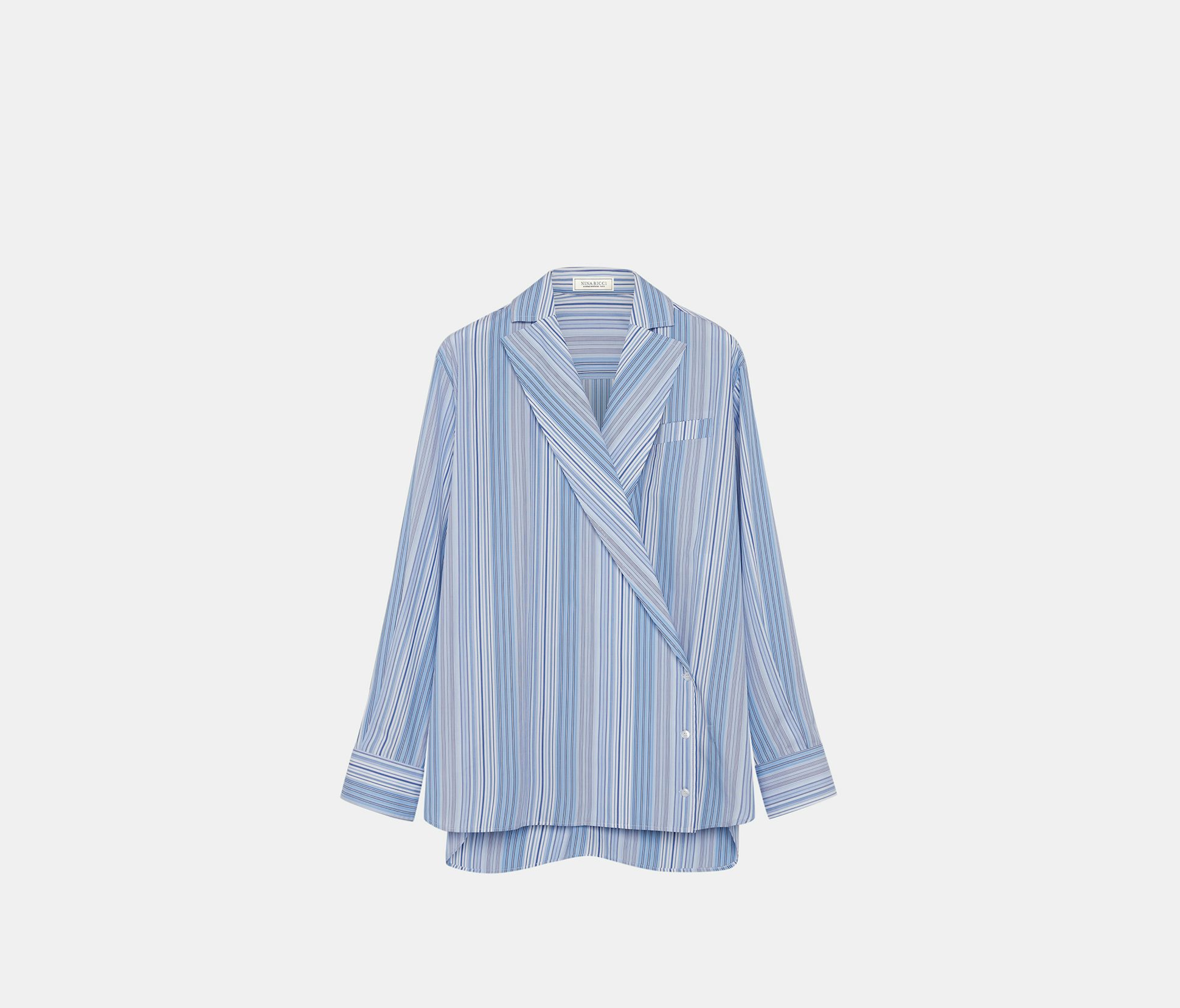 Blusa cruzada a rayas