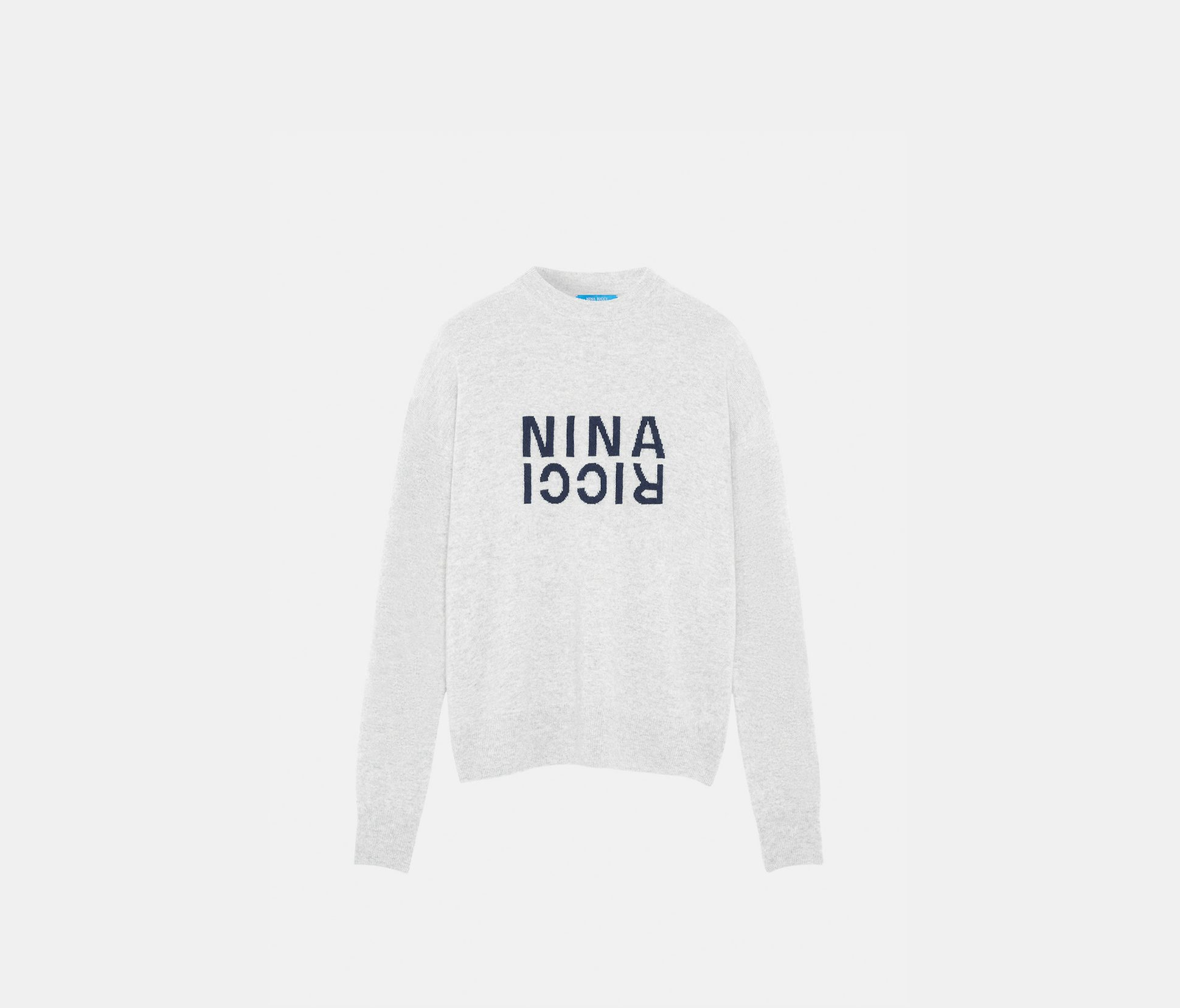 Cashmere pull over heather grey - Nina Ricci