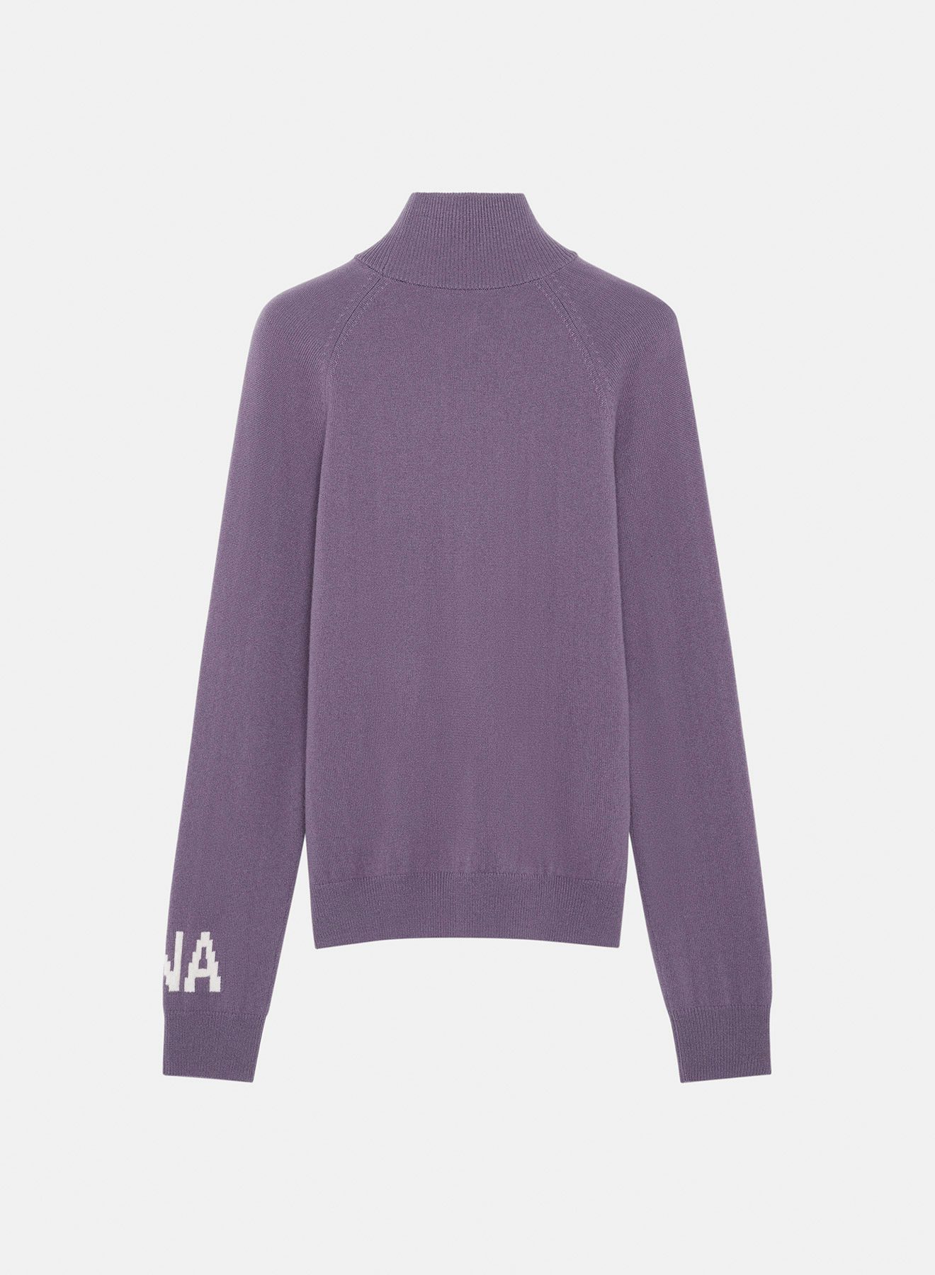 Intarsia cashmere sweater lilac - Nina Ricci