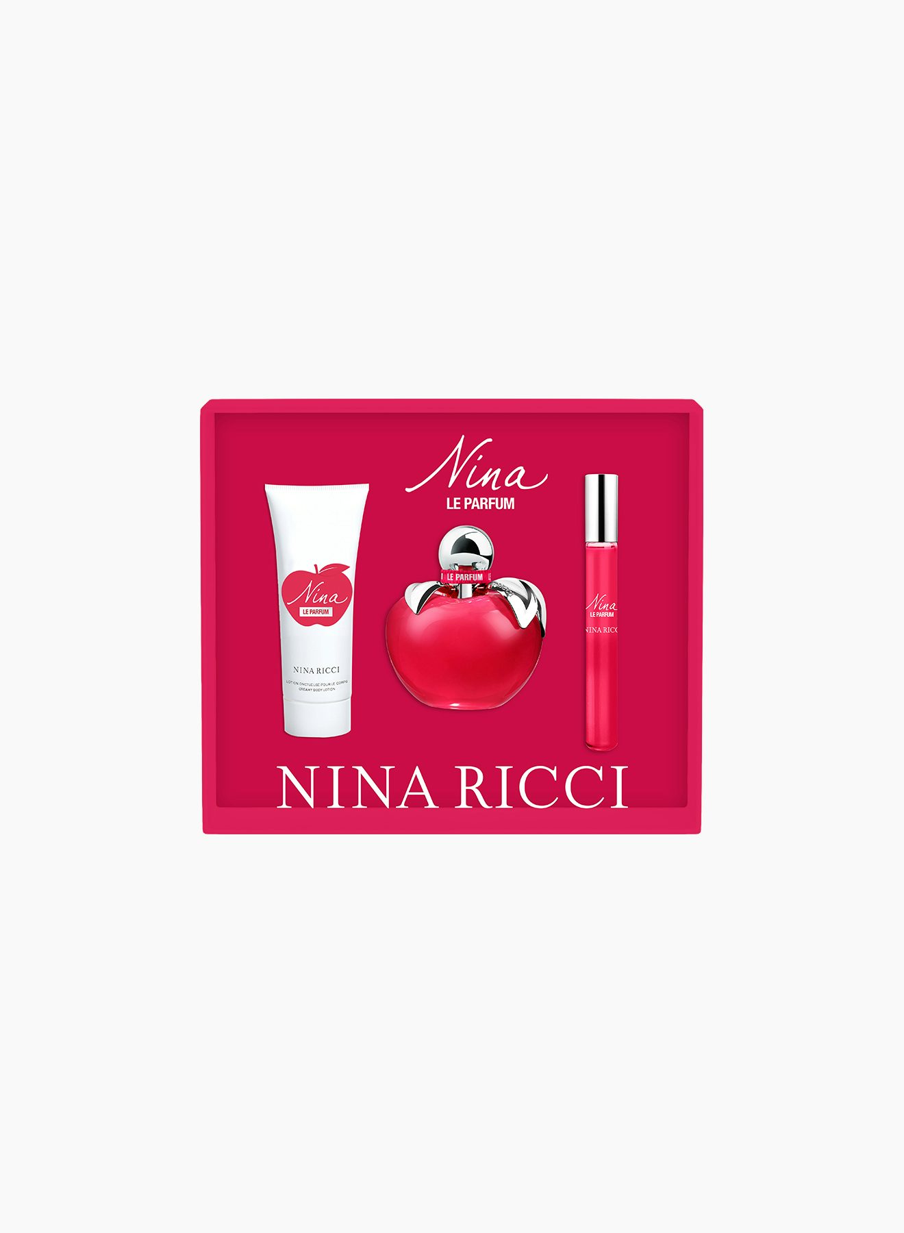 Nina Le Parfum Set 80ml, Body Lotion & Roll-on - Nina Ricci