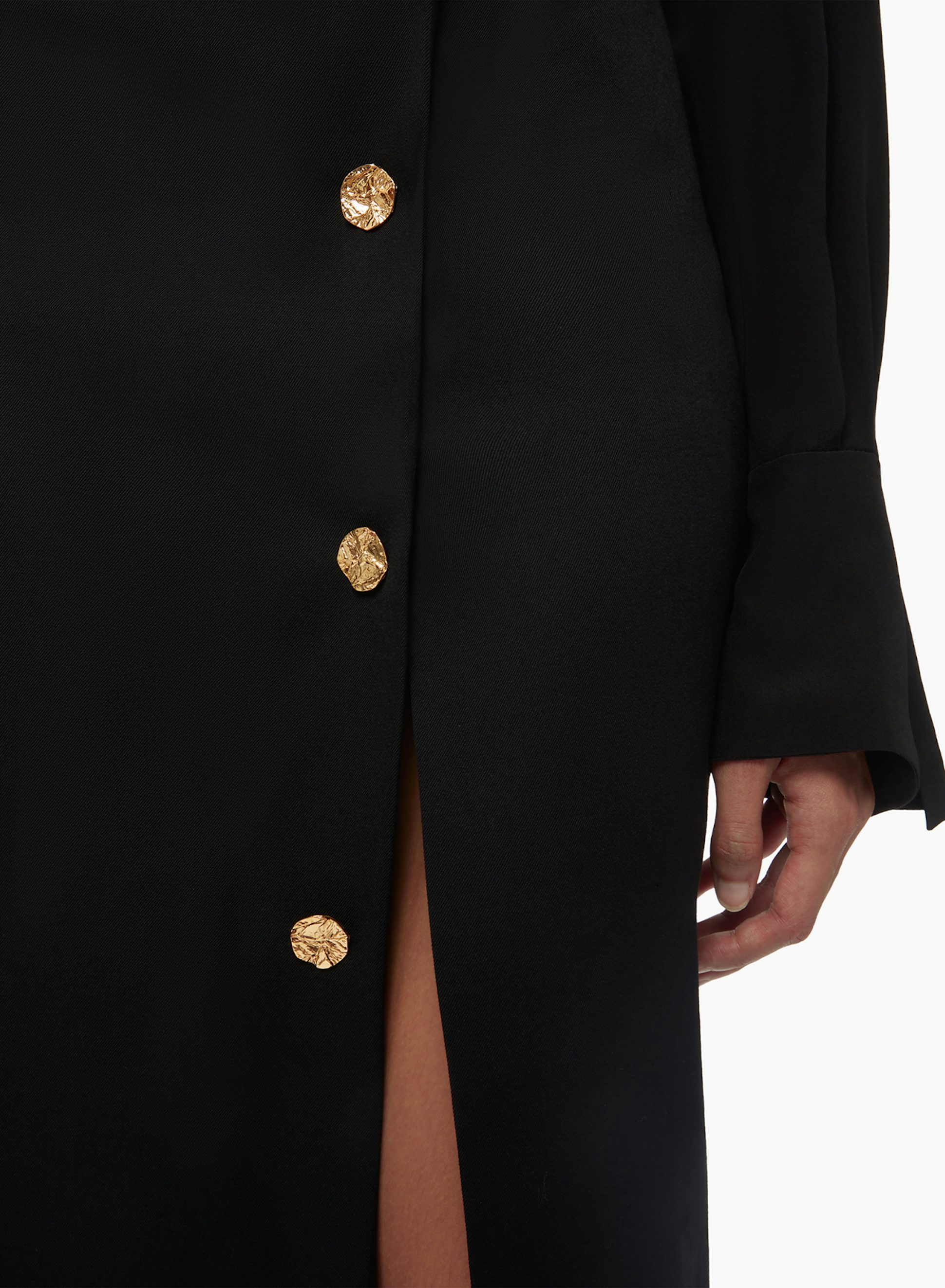 Midi Wool Gabardine Pencil Skirt Black - Nina Ricci 