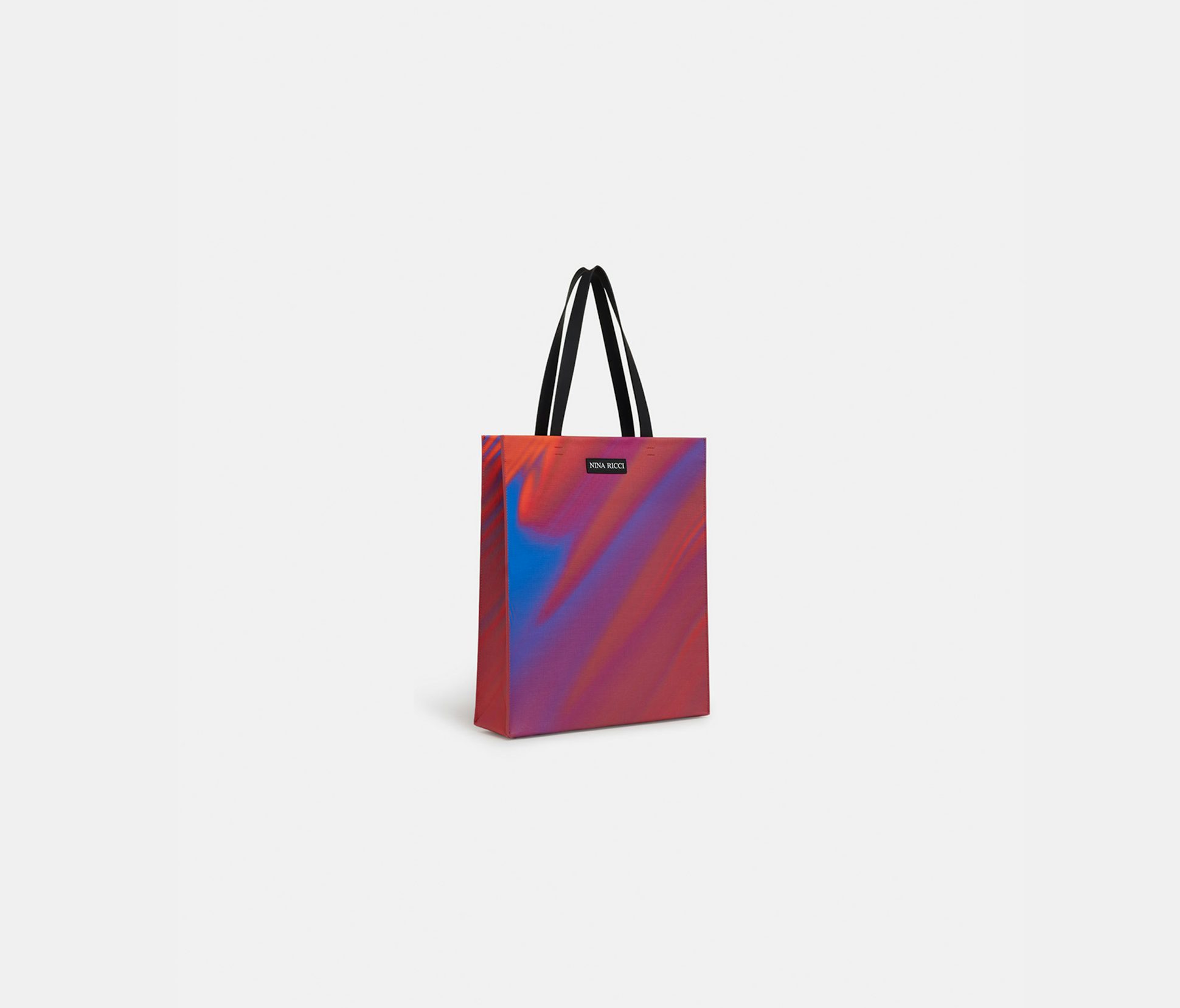 Big coated canvas tote bag orange - Nina Ricci