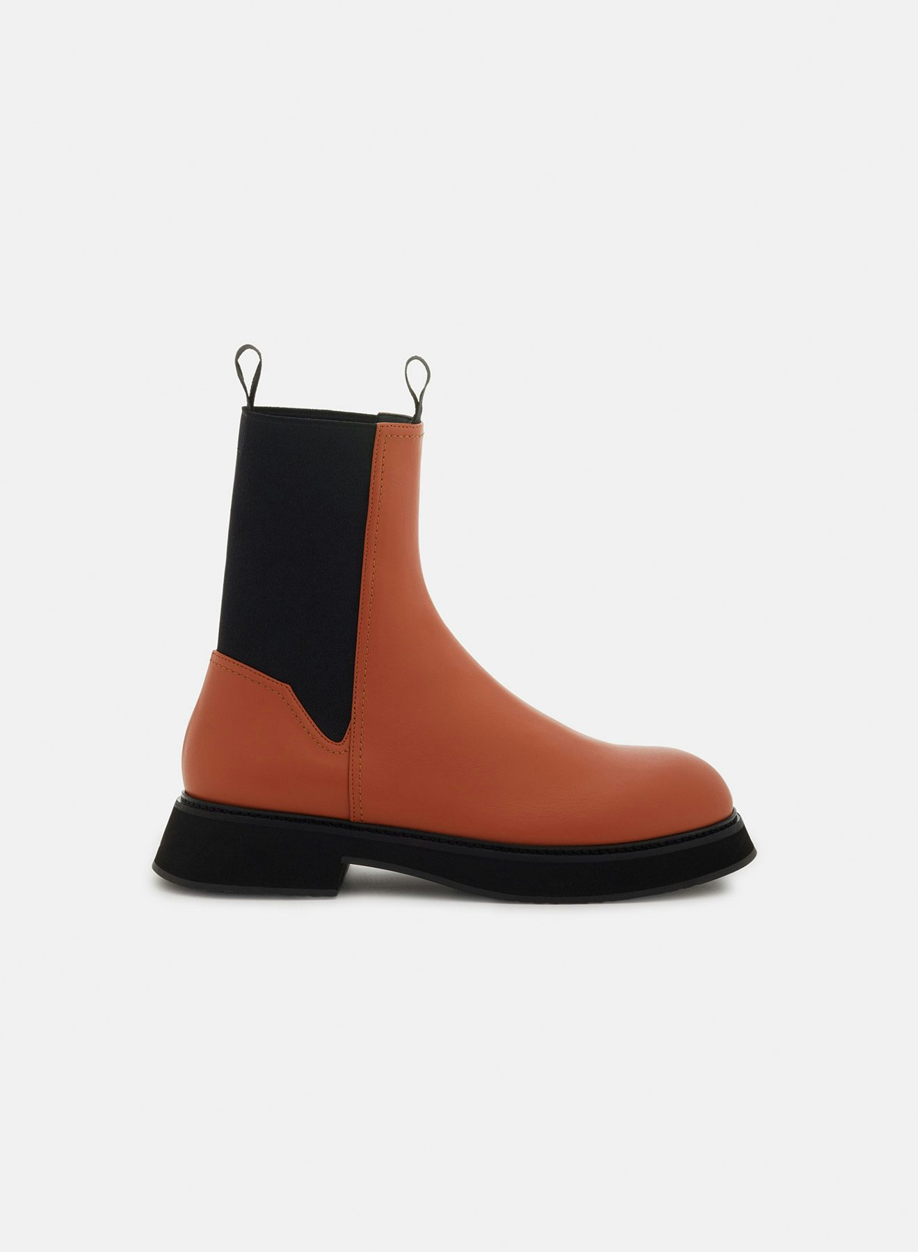 Calf leather boots brick - Nina Ricci