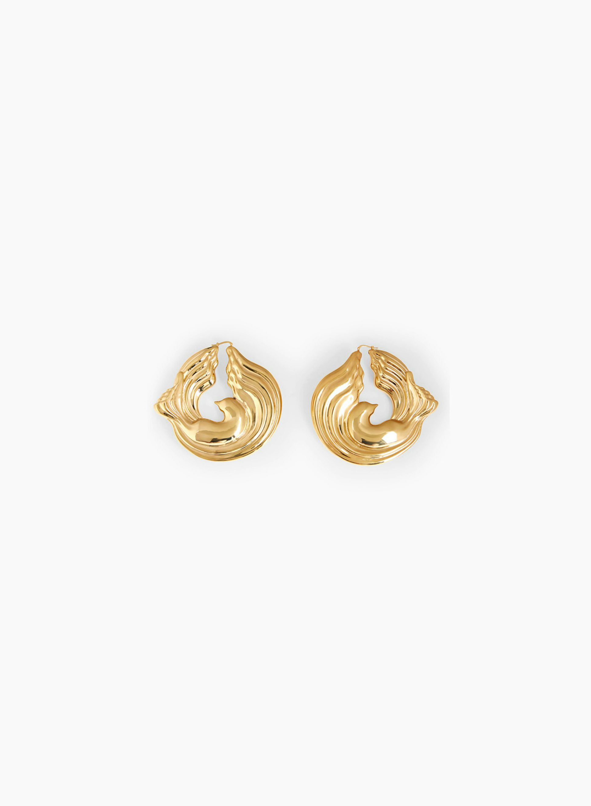 Twisted Dove Earrings Gold - Nina Ricci