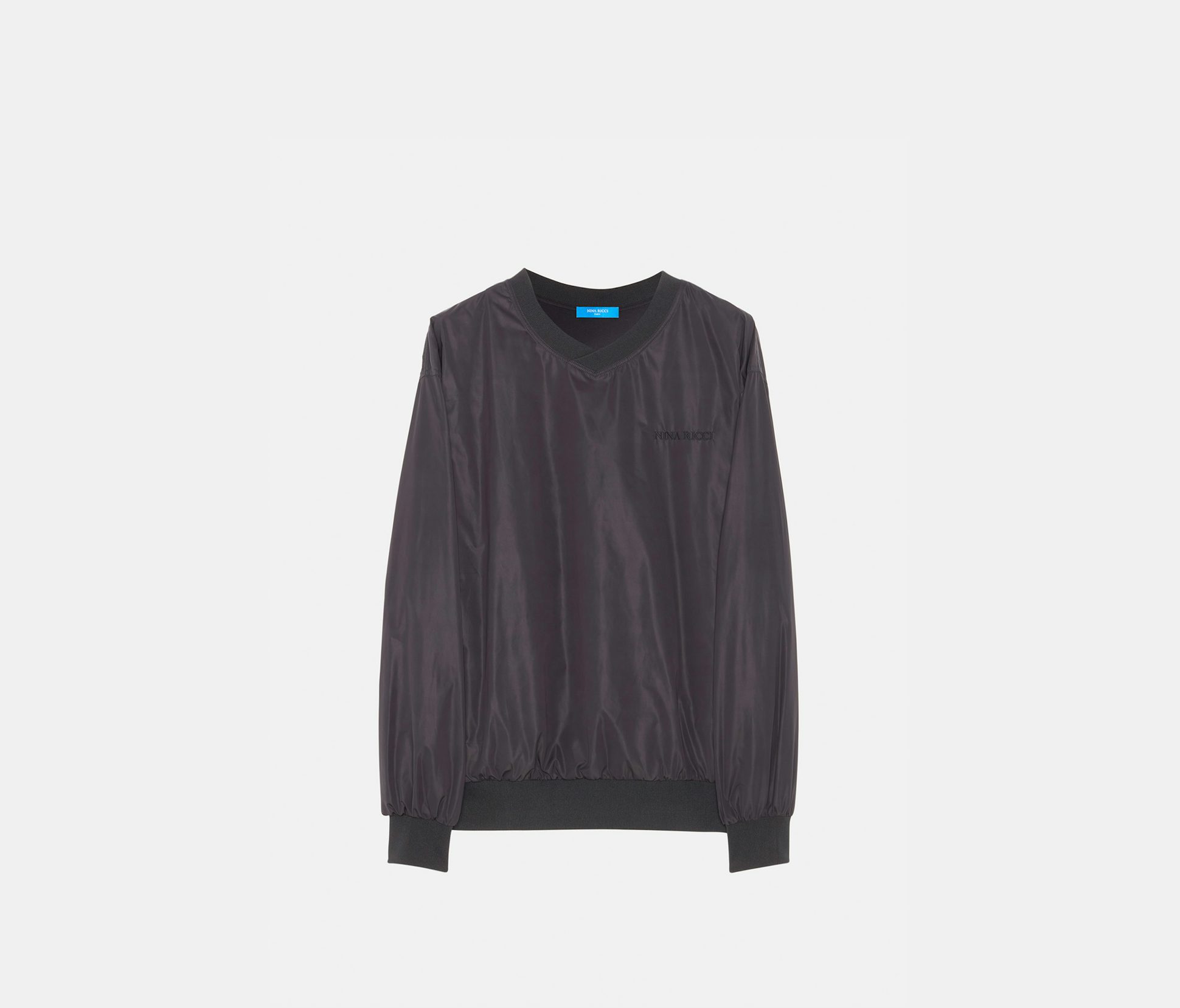 Sweatshirt en matière technique noir - Nina Ricci